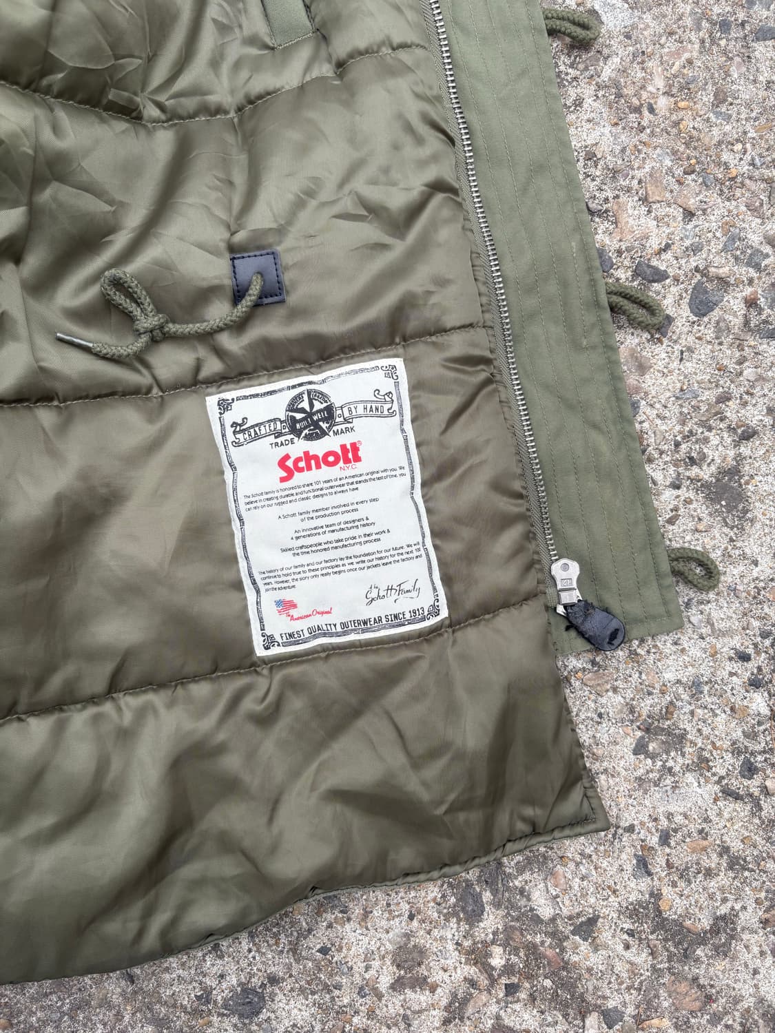 Schott NYC N3B 라쿤 파카 상품이미지6