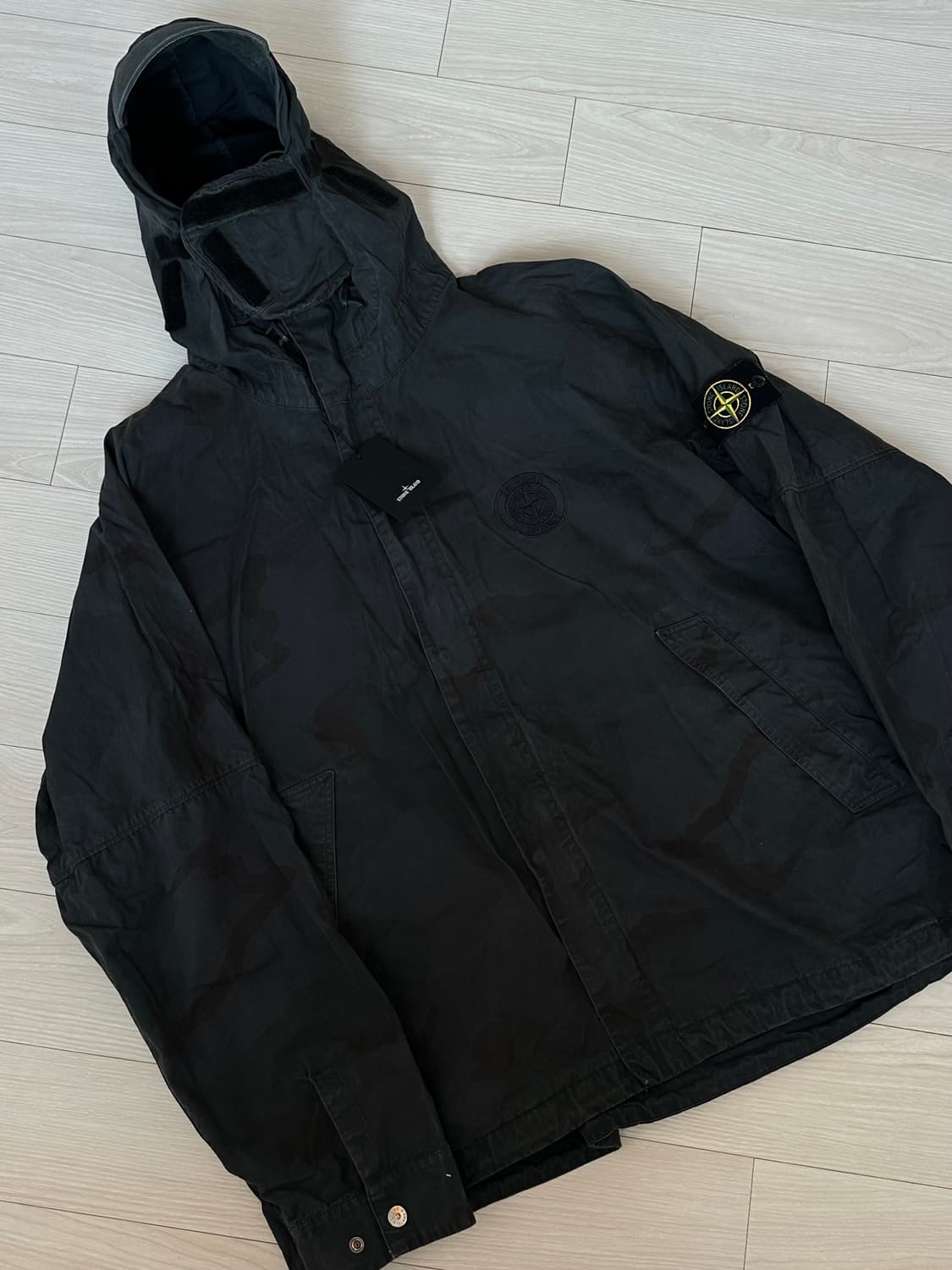 스톤아일랜드 x 슈프림 라이엇 마스크 카모 자켓 XL(105-110) 상품이미지6