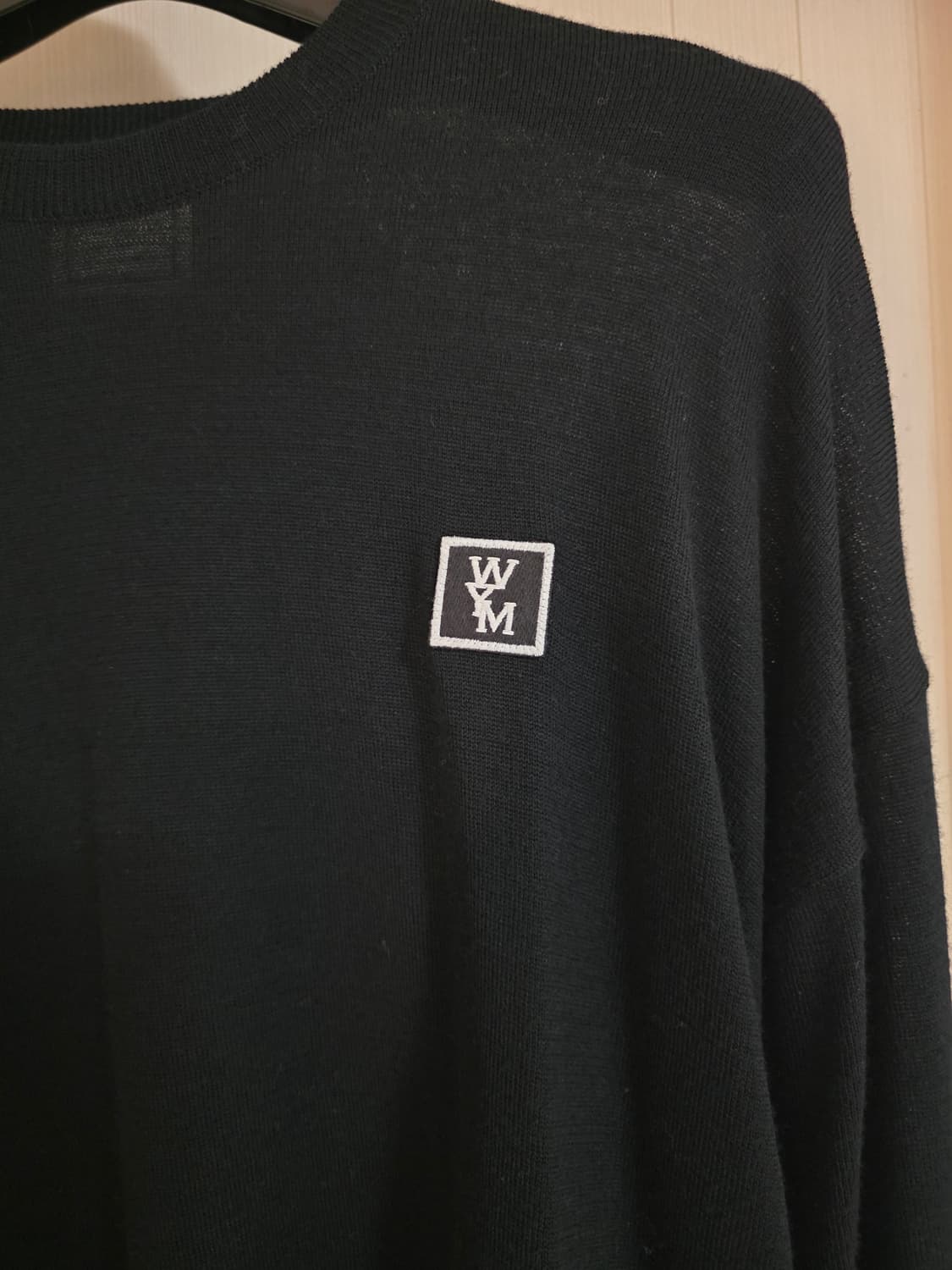 우영미 자수 절개 니트 상품이미지2