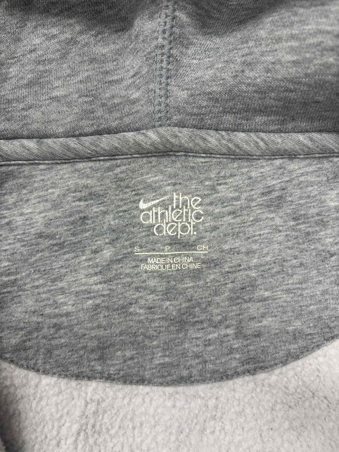 나이키 y2k 그레이 솔로 스우시 걸즈 후드집업 희귀져지(S) 상품이미지4