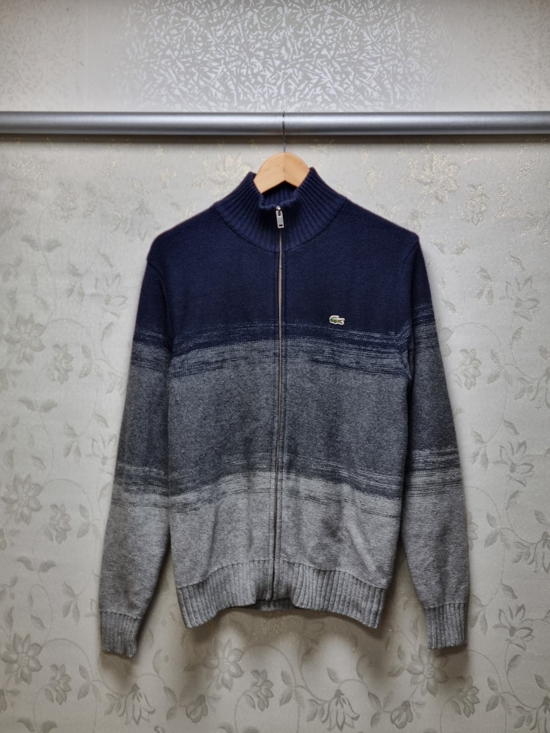 [남95] 라코스테 남성 니트집업 상품이미지1