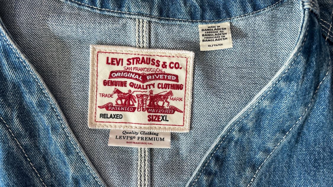 리바이스 데님 가디건 XL 상품이미지3