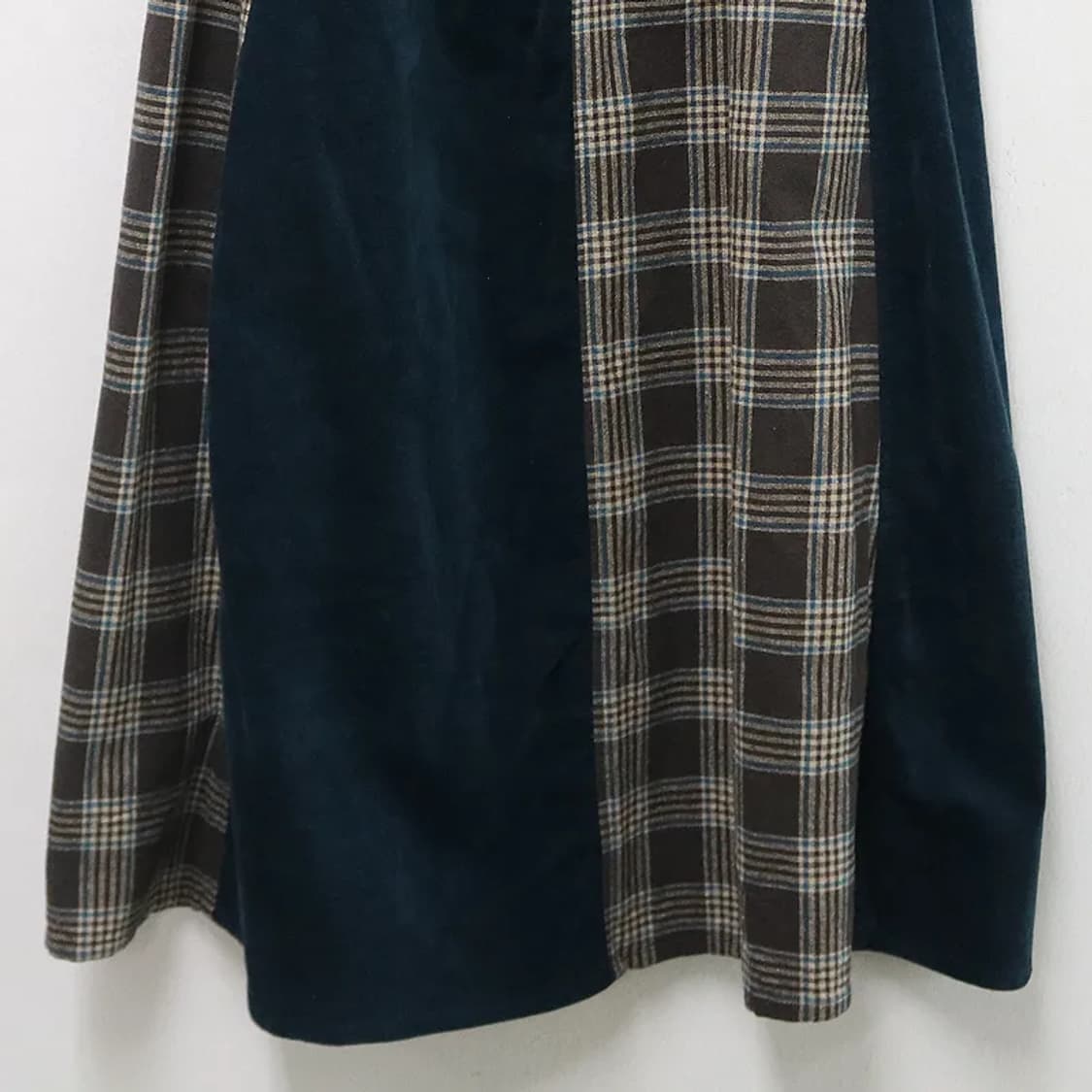 NORTHERN TRUCK 체크 골덴 롱 밴딩 스커트 63658 상품이미지4