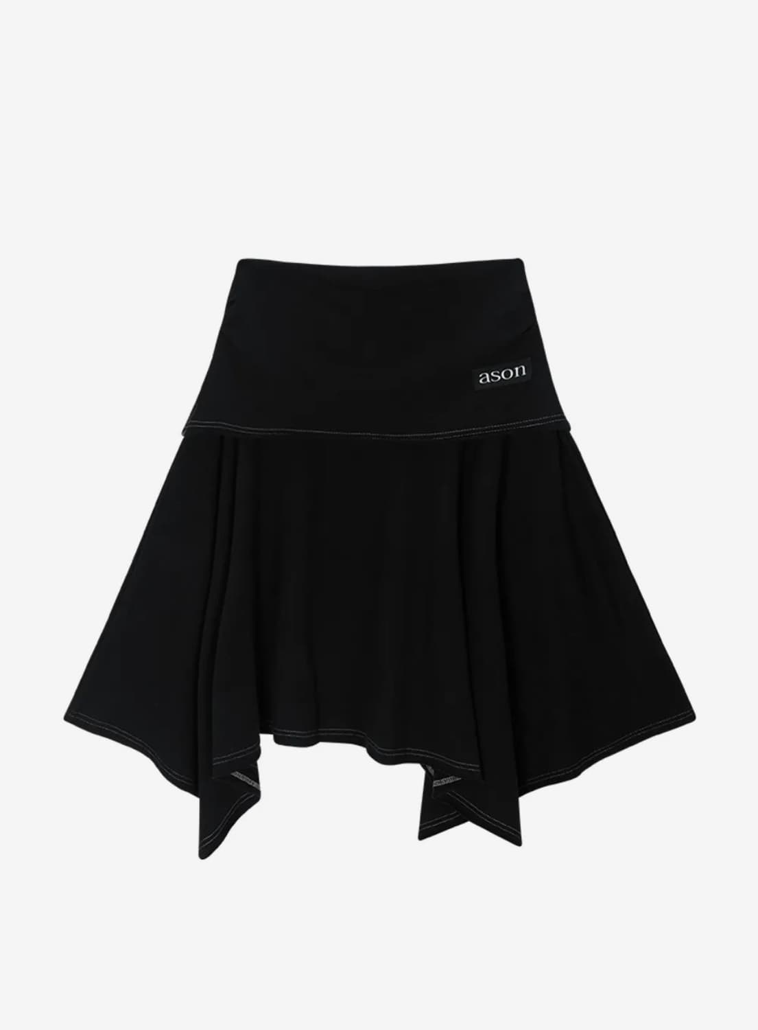 애즈온 레나 언발란스 미디 스커트 LENA UNBALANCE SKIRT 상품이미지1