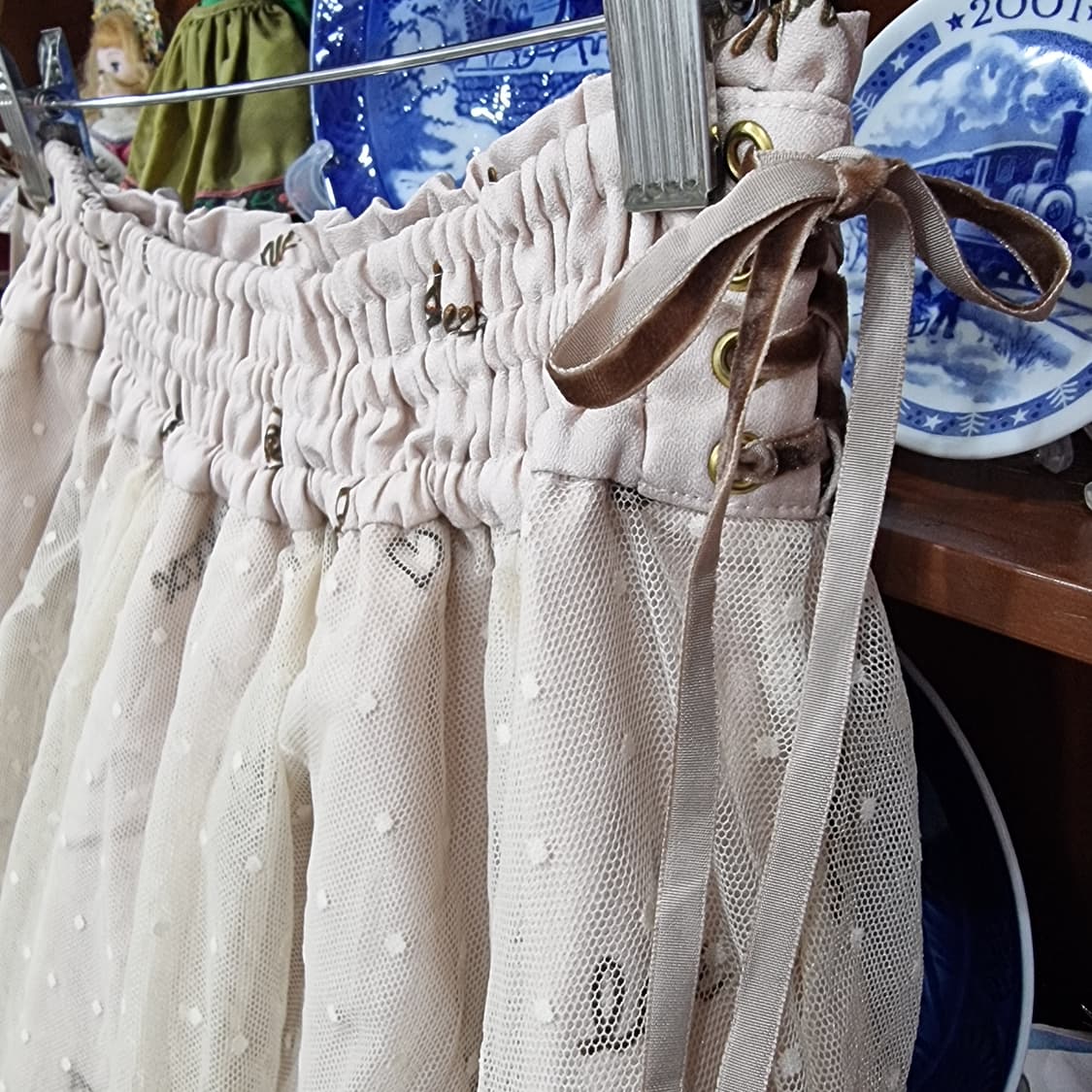 Liz Lisa 리즈리사 레터링 튤 스커트 상품이미지7