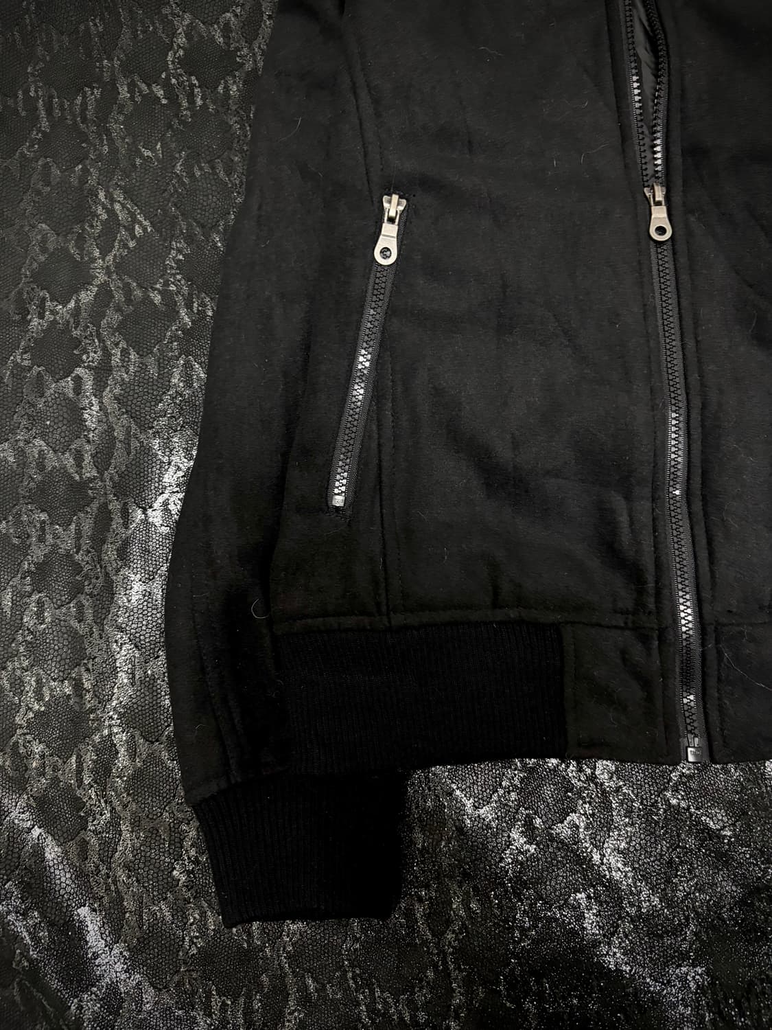 “SPINASH” BONO-Hoodie Black Chic Zip Up 상품이미지7