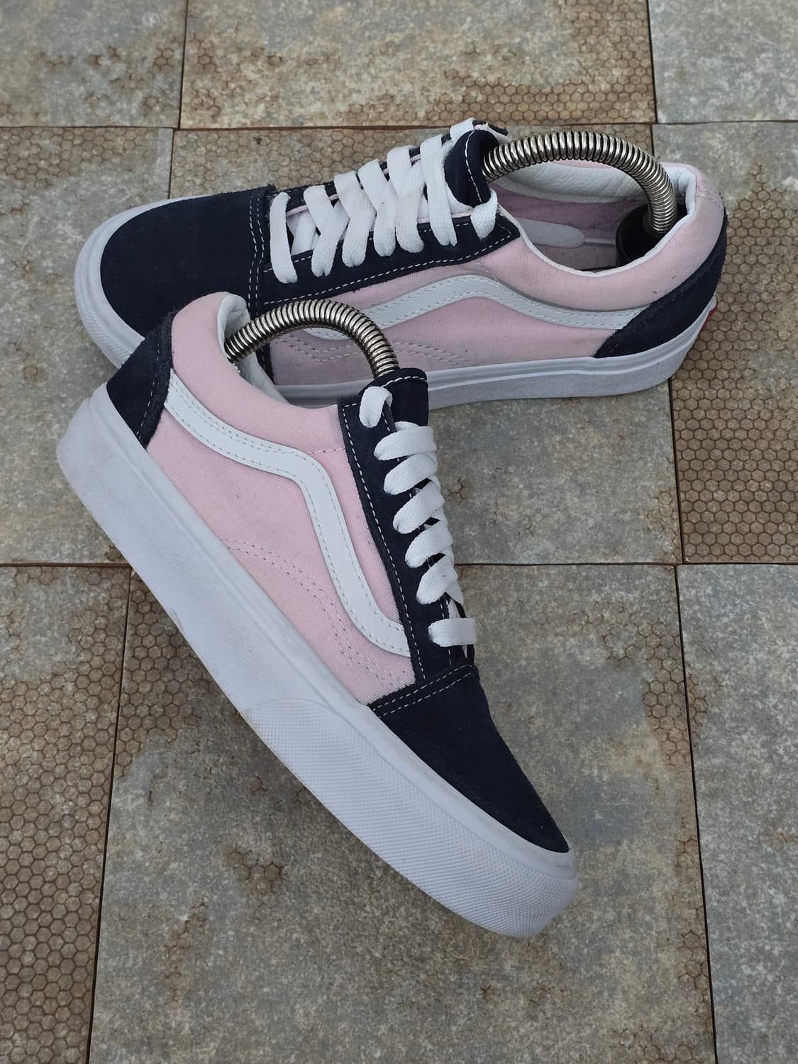 (220)반스 올드스쿨 핑크 네이비 상품이미지7