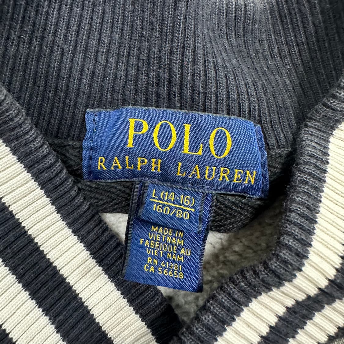 ✨ (바배) 폴로 랄프로렌 브루클린 코튼 바시티 자켓 (14-16) 상품이미지3