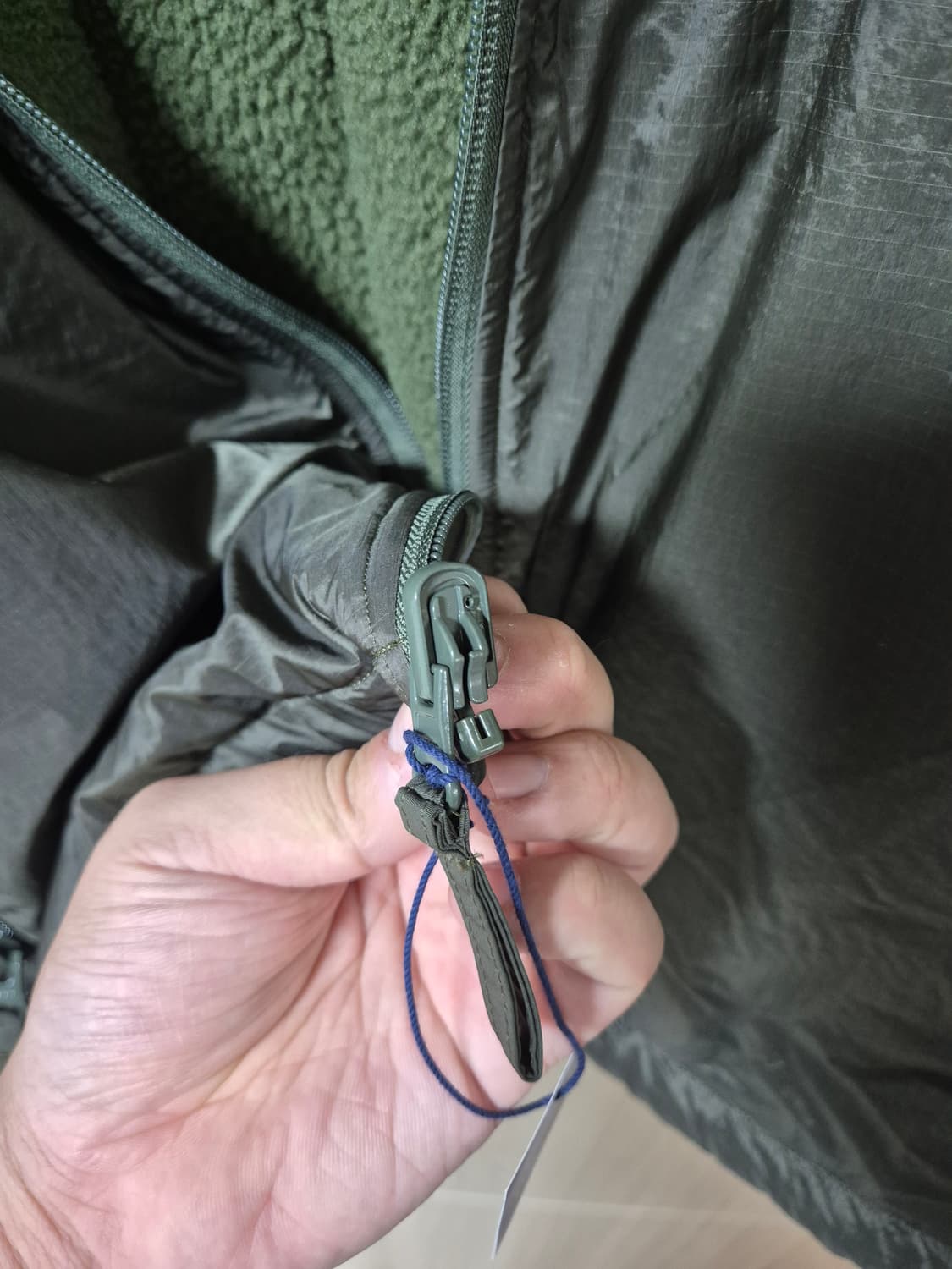 PORTER CLASSIC LINER NYLON FLEECE ZIP UP 상품이미지5