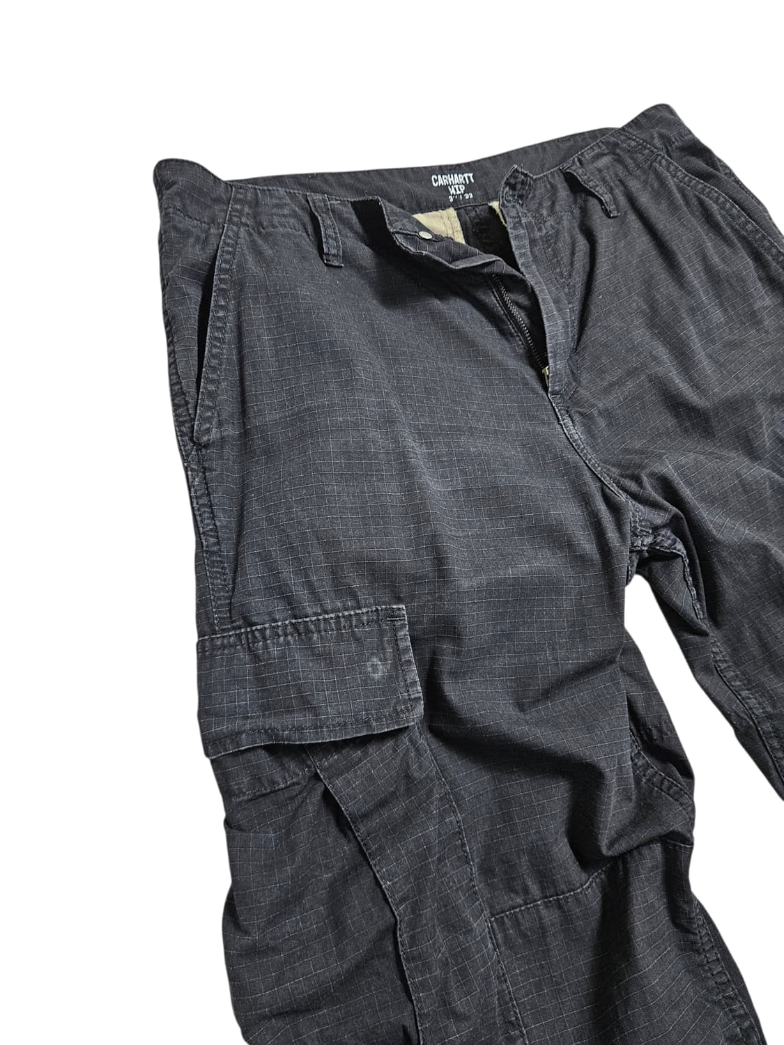 칼하트 립스탑 카고팬츠 블랙 32x32 상품이미지5