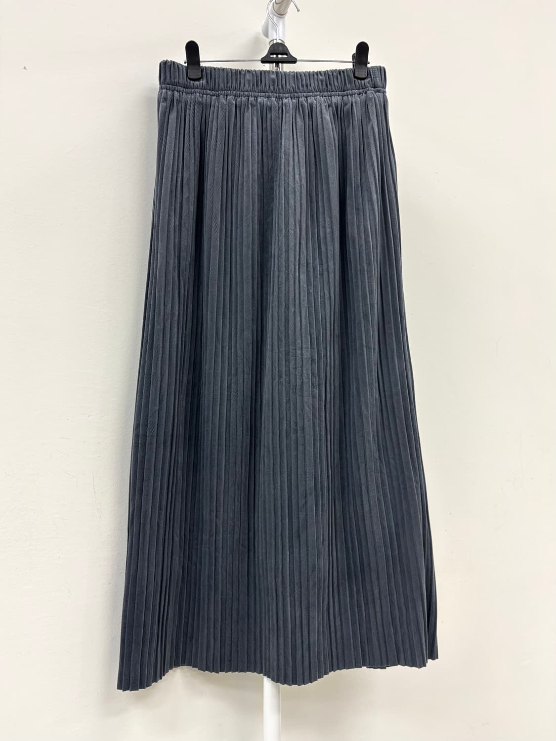 빈티지 그레이 플리츠 스커트 상품이미지3