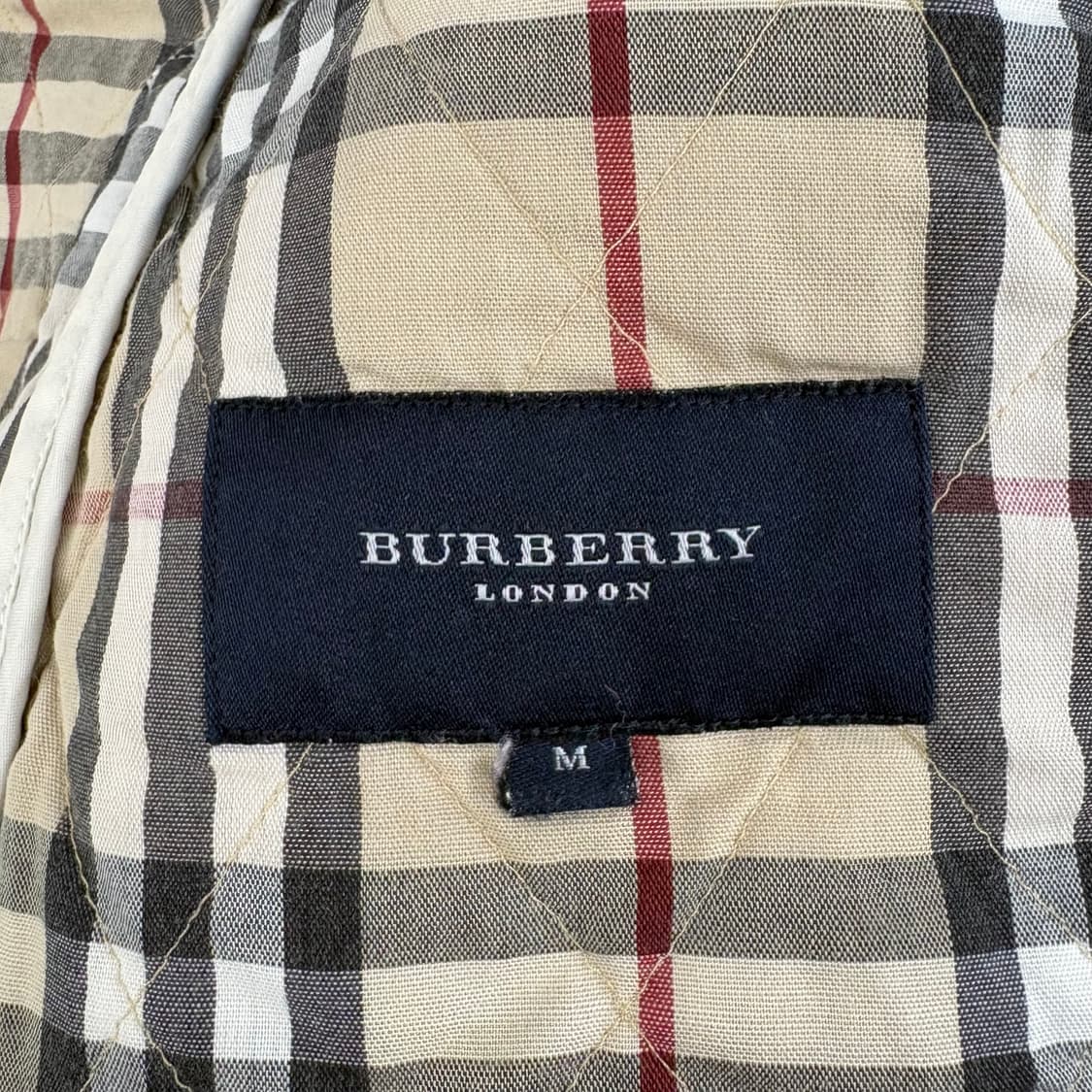 버버리 퀼팅 자켓 아이보리 여/M 상품이미지6