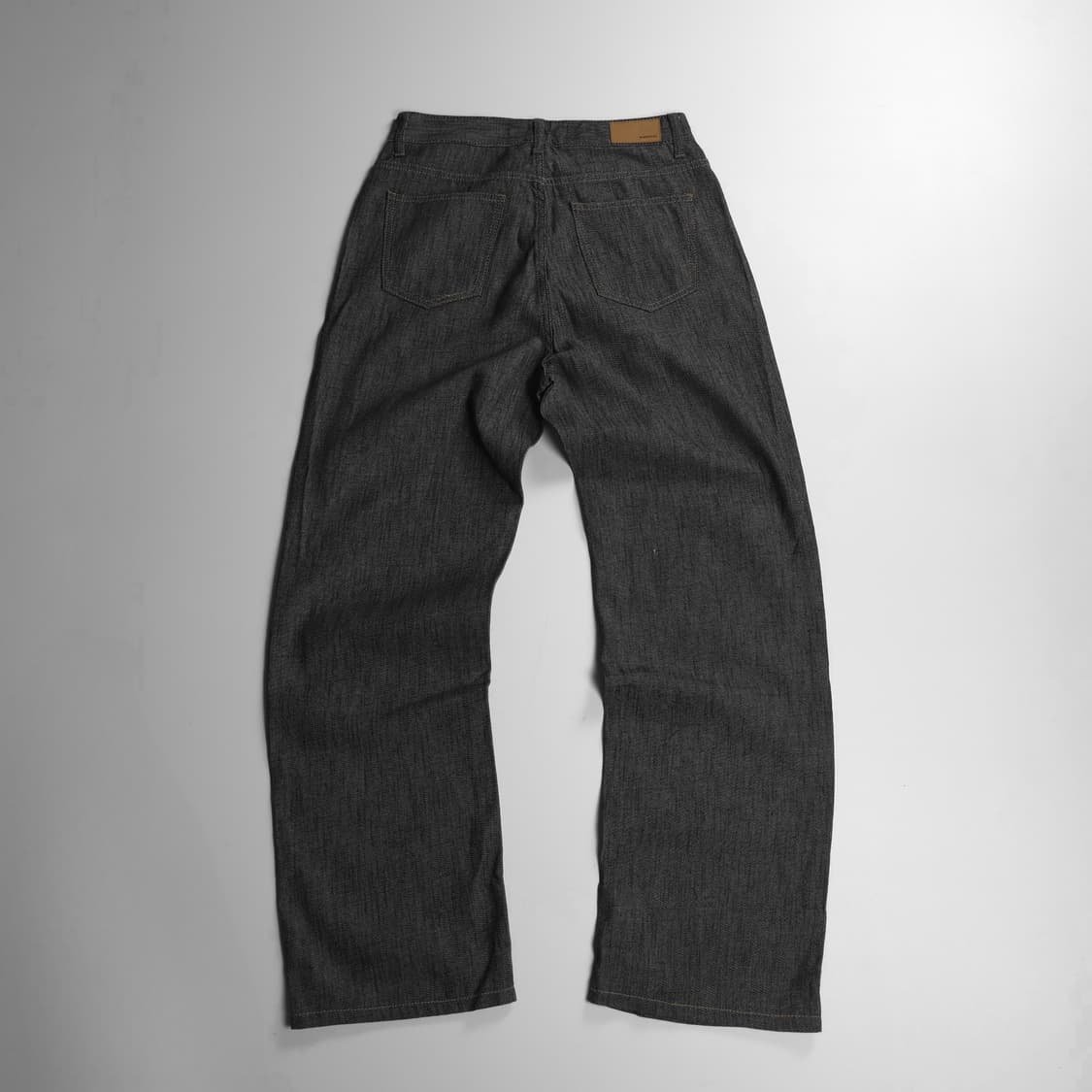 어반드레스 미니멀 블랙 샴브레이 데님 셋업 (M) 상품이미지7