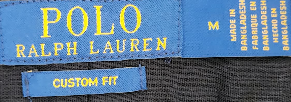 폴로랄프로렌 커스텀핏 블랙 셔츠 M 상품이미지3