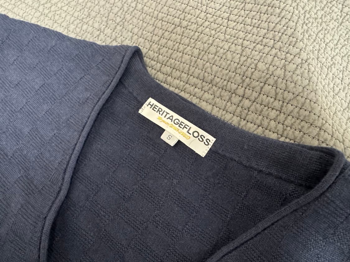헤리티지플로스 네이비 가디건 S 상품이미지2