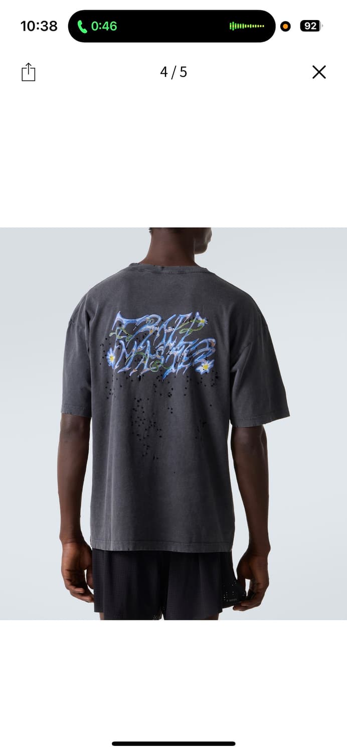 (XL/L/M)25fw 새티스파이 모스테크 로고 티셔츠 상품이미지3