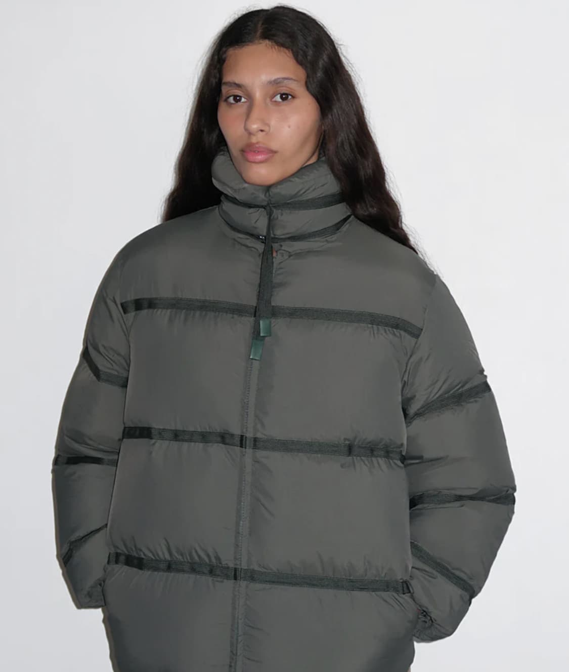 Paloma wool 팔로마울 릴리안 패딩 카키 S 상품이미지9