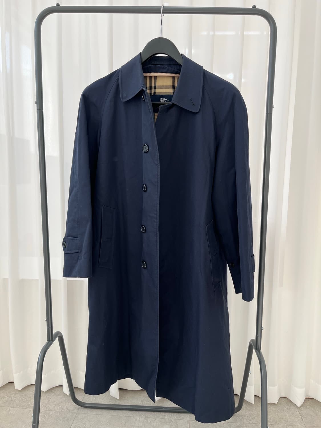 버버리 런던 네이비 코트 46(S) 상품이미지1