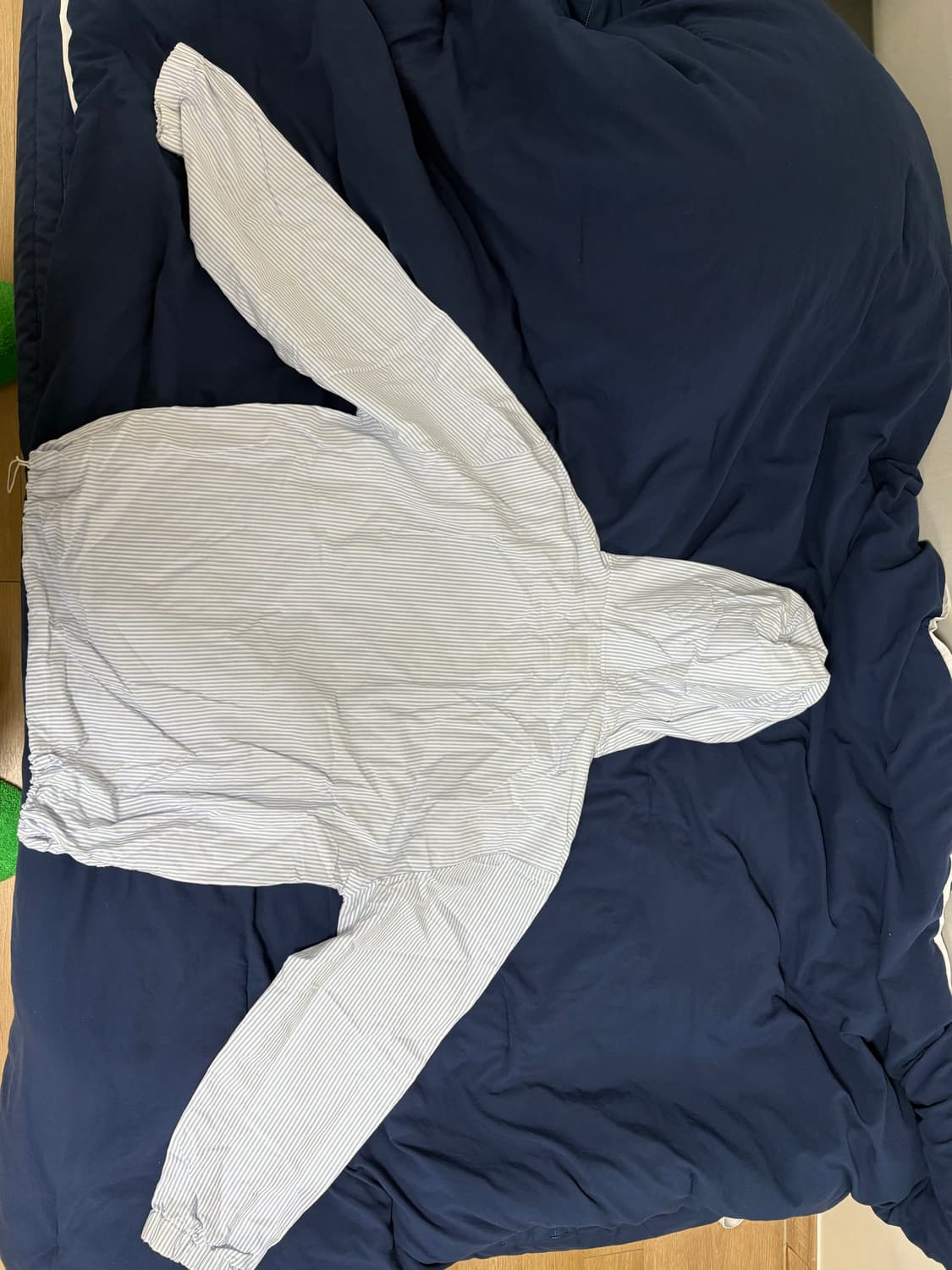 HALEENDHOOD 스트라이프 하프 집 후디 L사이즈 상품이미지5