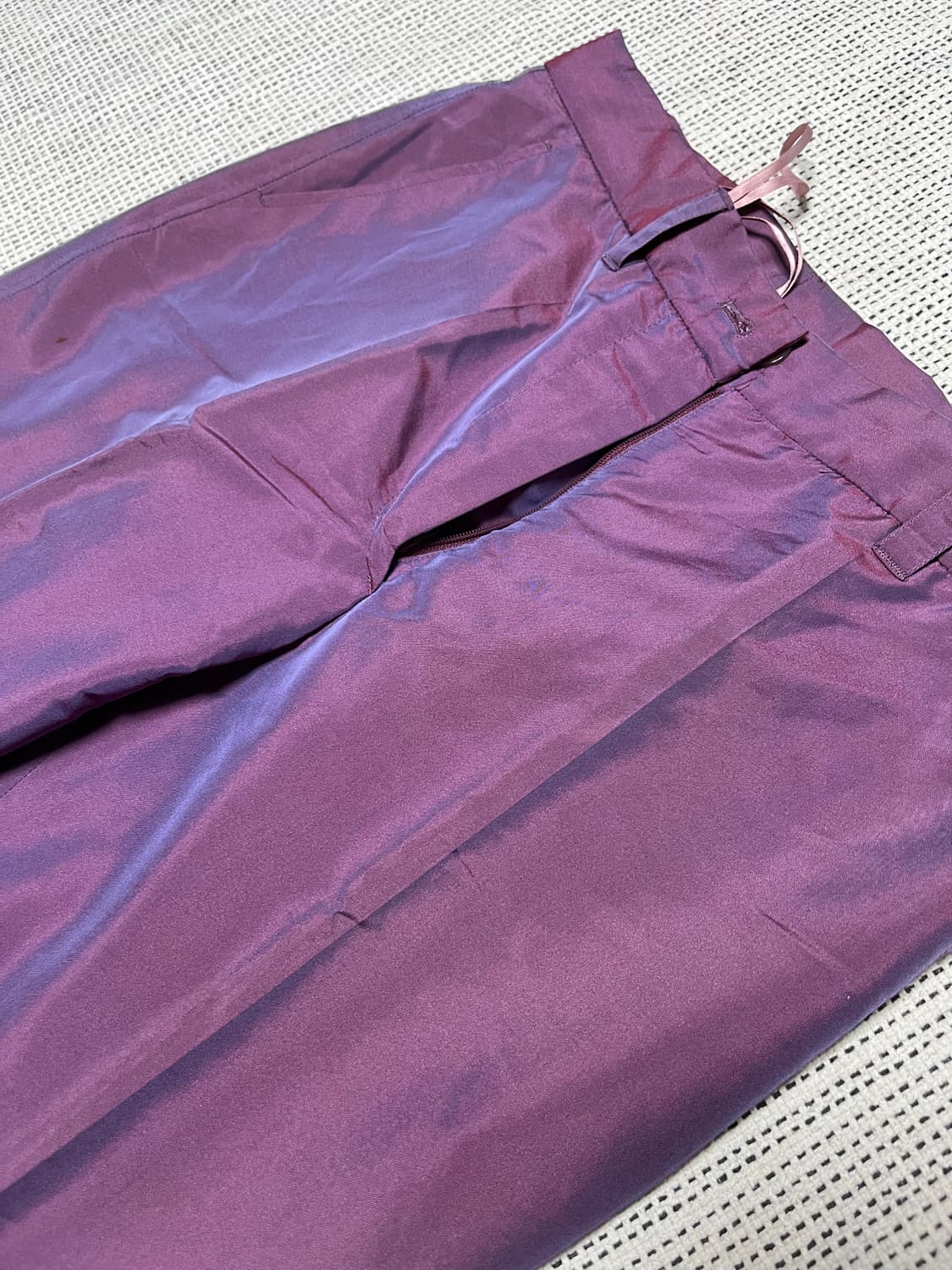 jil sander vintage two tone silk slacks 상품이미지3