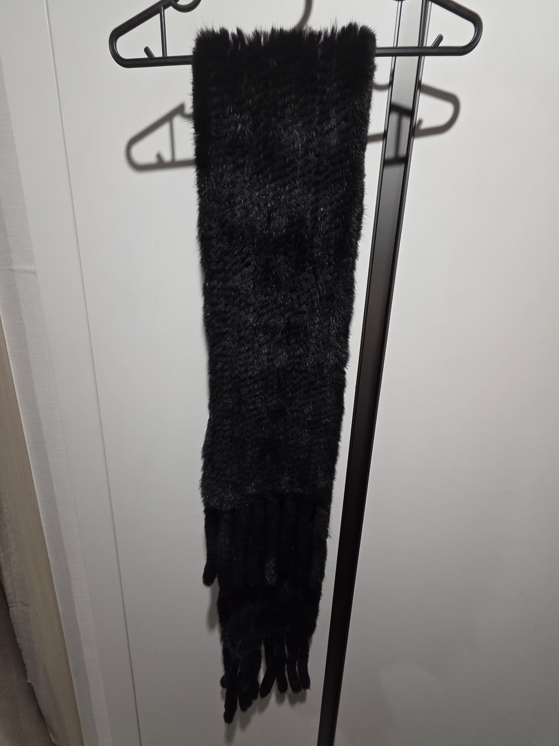 검정 밍크 목도리 상품이미지2