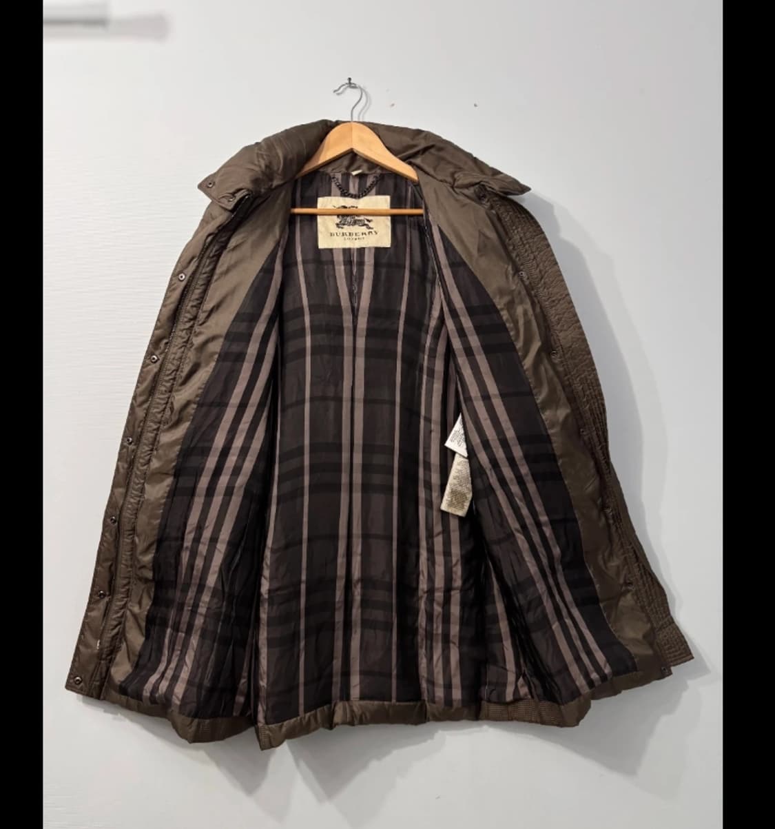 정품 버버리 여성 퀼팅 패딩 코트 상품이미지4