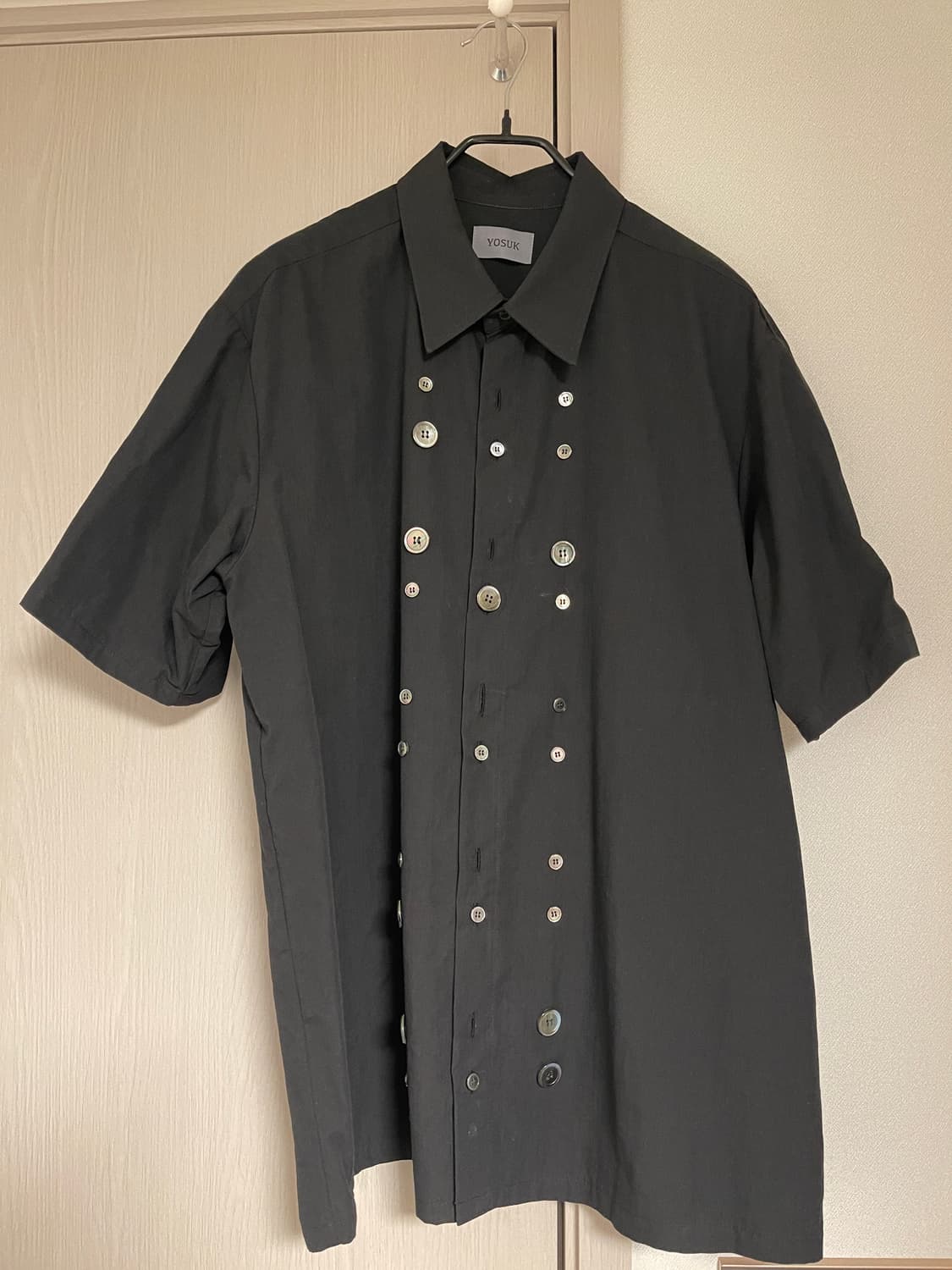 Yosuk 단추 반팔 셔츠 상품이미지1