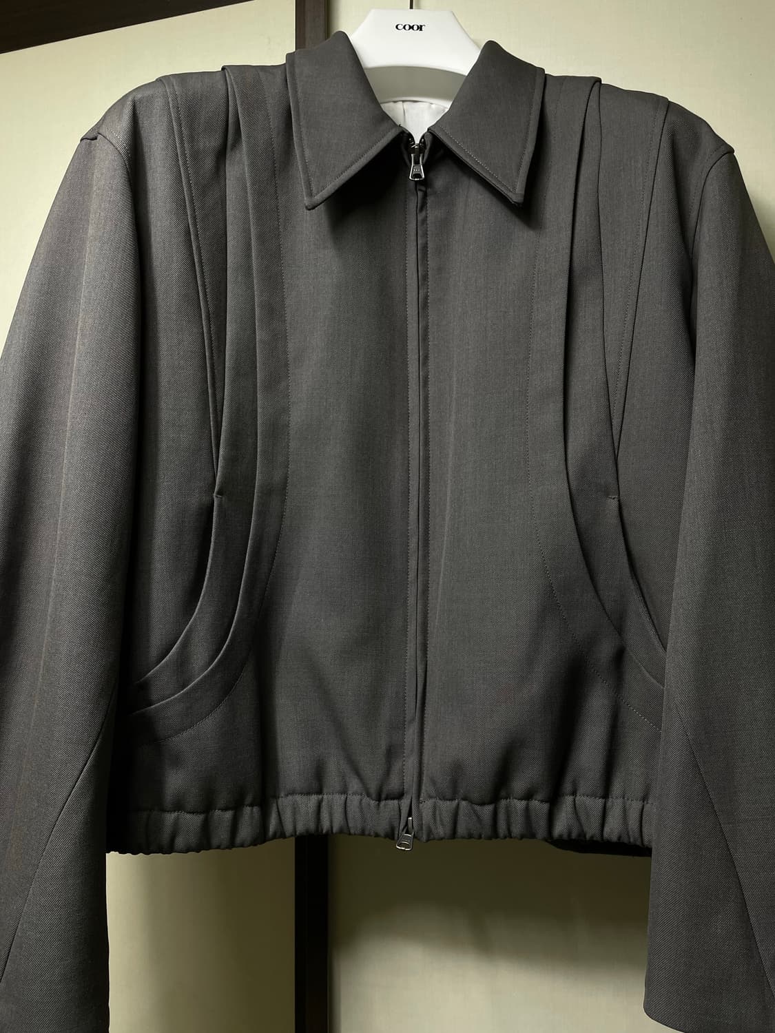 쿠어 울 블루종 멜란지토프 S사이즈 상품이미지3