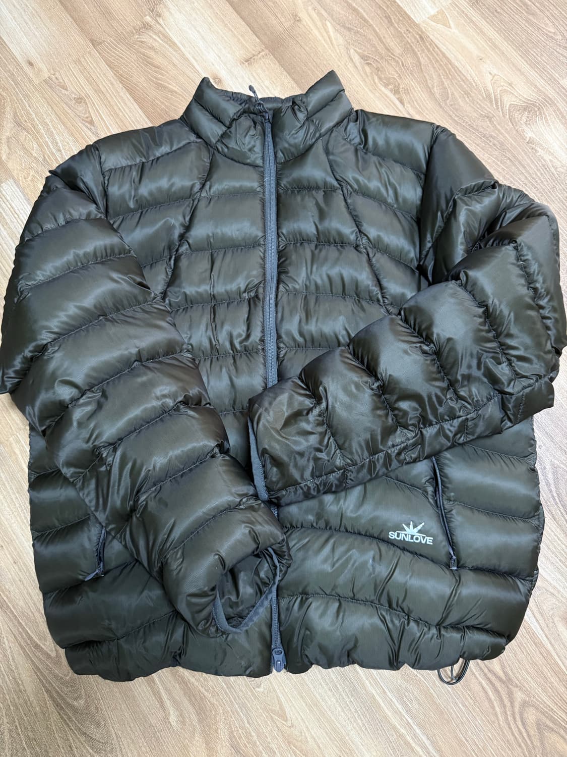 썬러브 sunlove 경량패딩 차콜 L 상품이미지1