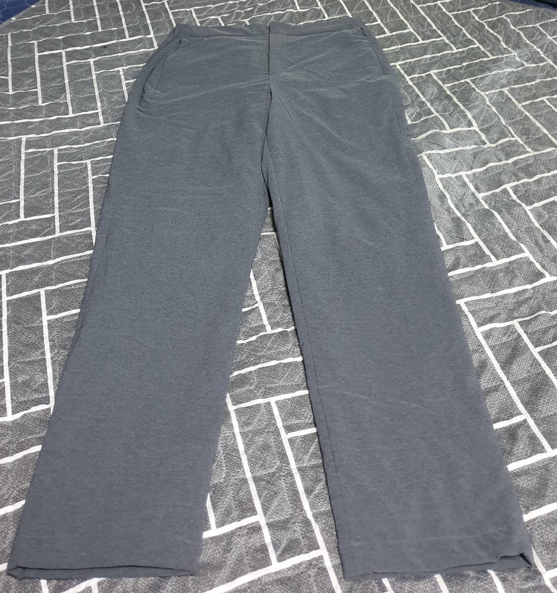 유니클로 히트텍 반밴딩 스판 기모팬츠 미디엄그레이 (L) 상품이미지1