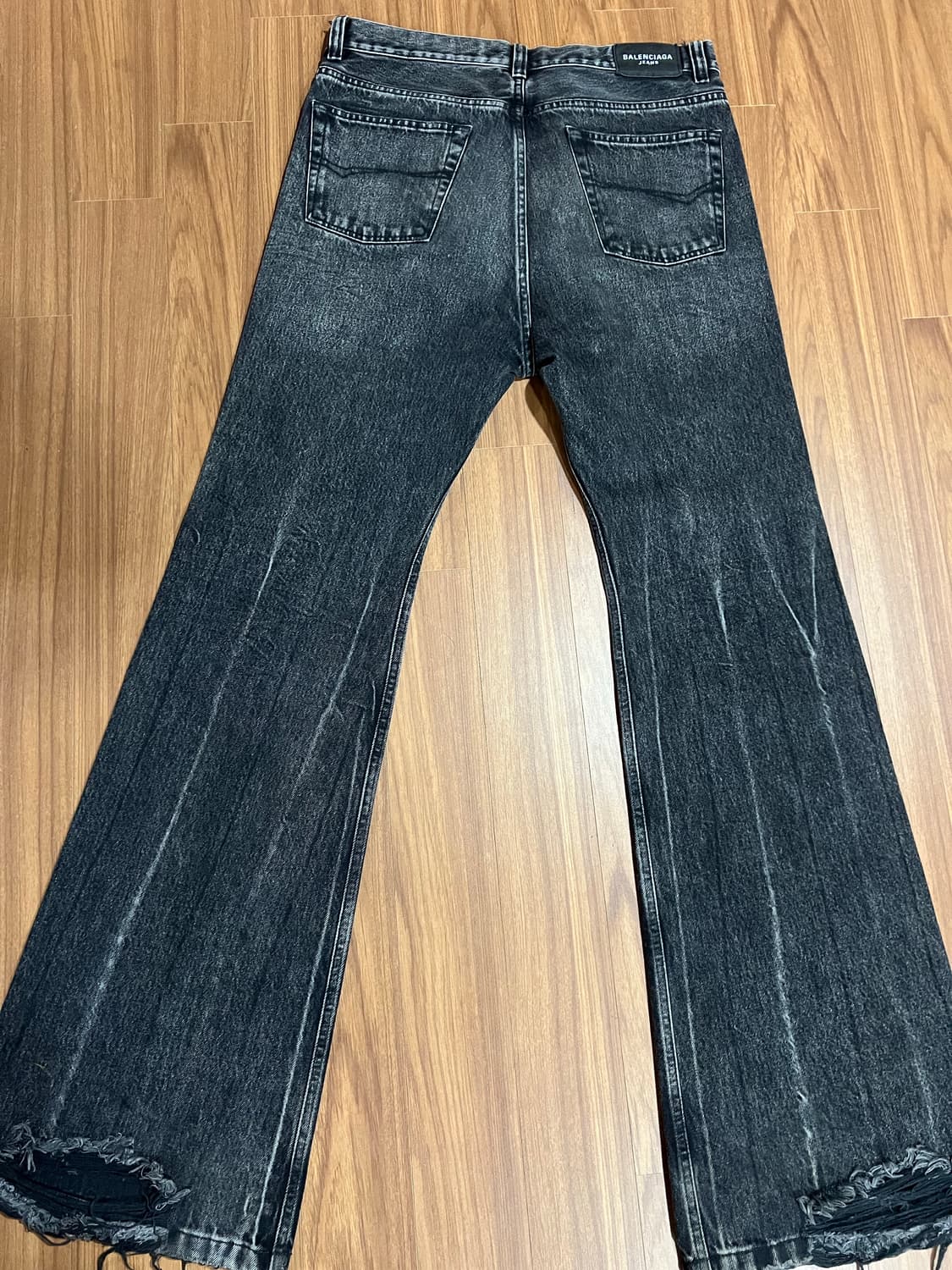 [S]발렌시아가 로스트테잎 플레어 데님 팬츠 상품이미지2