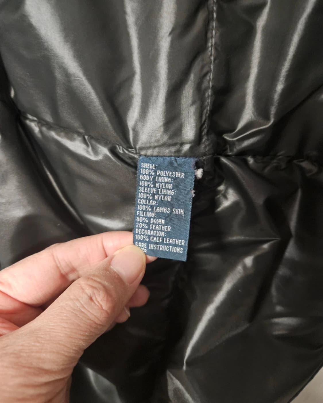 폴로 랄프로렌 양털 카라 헌팅 다운 자켓 L 100-105 상품이미지3