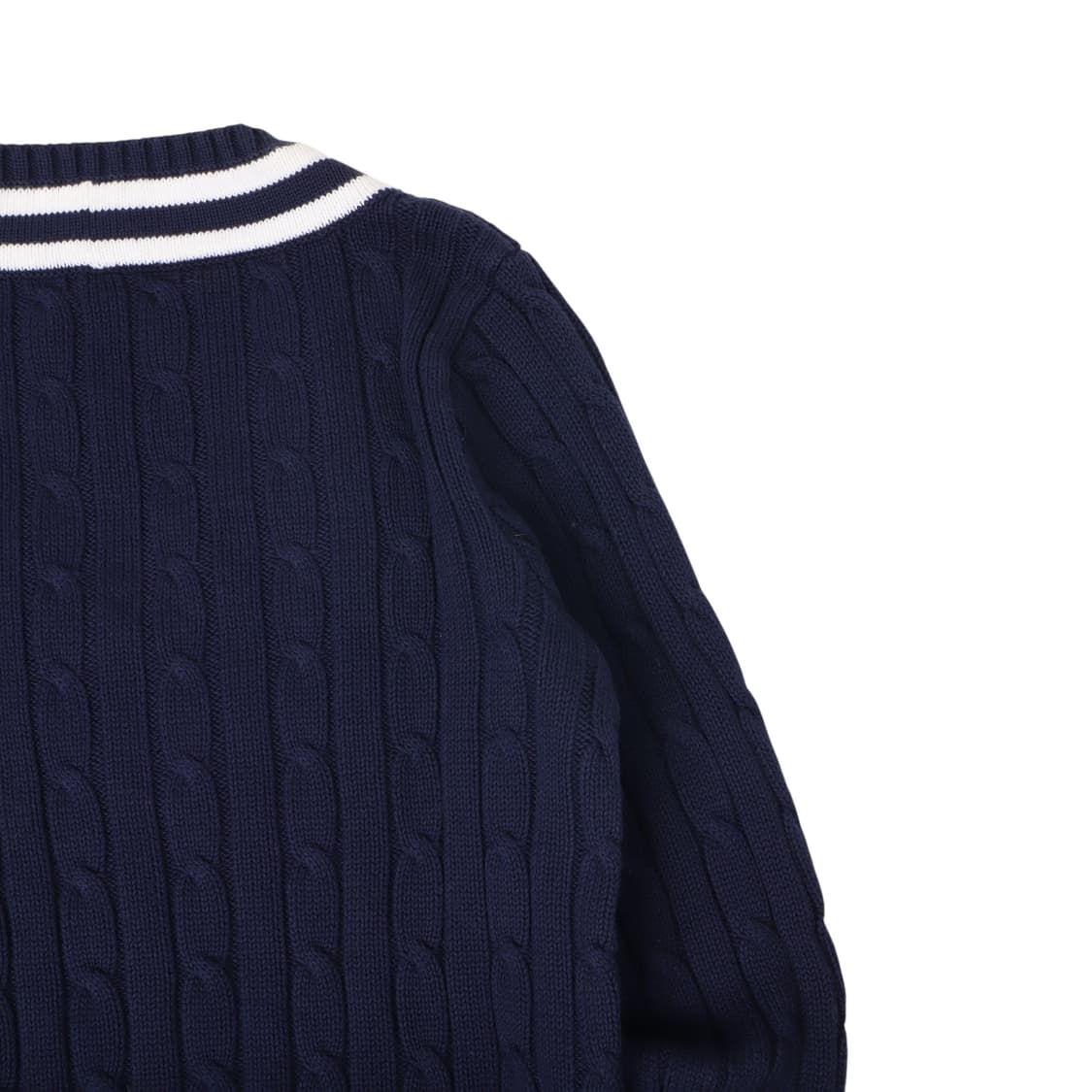 폴로 랄프로렌 네이비 크리켓 브이넥 케이블 니트 상품이미지6