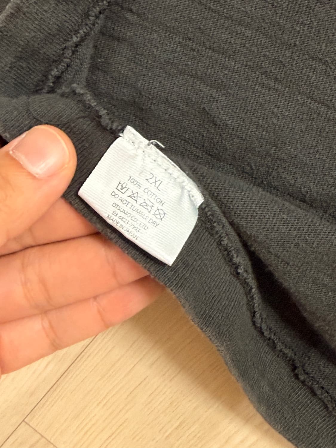 휴먼메이드 클래식 티셔츠 블랙 2XL 상품이미지4