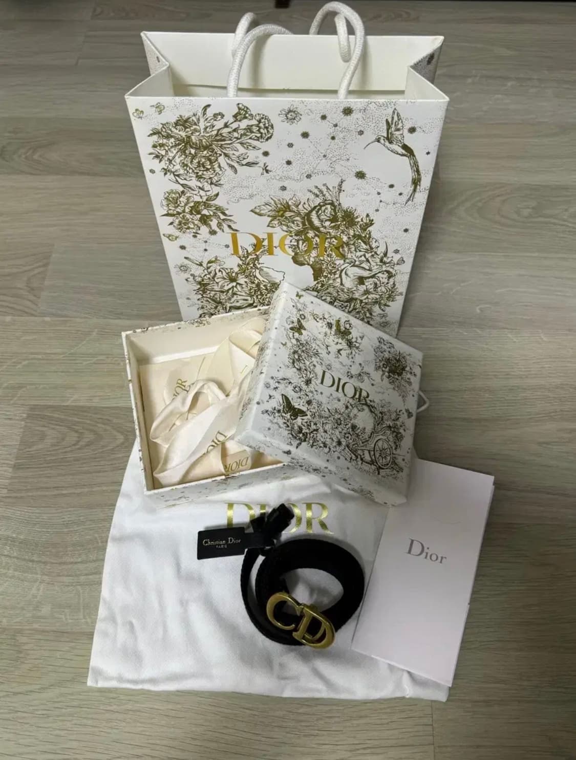 디올 새들 벨트 패브릭 상품이미지2