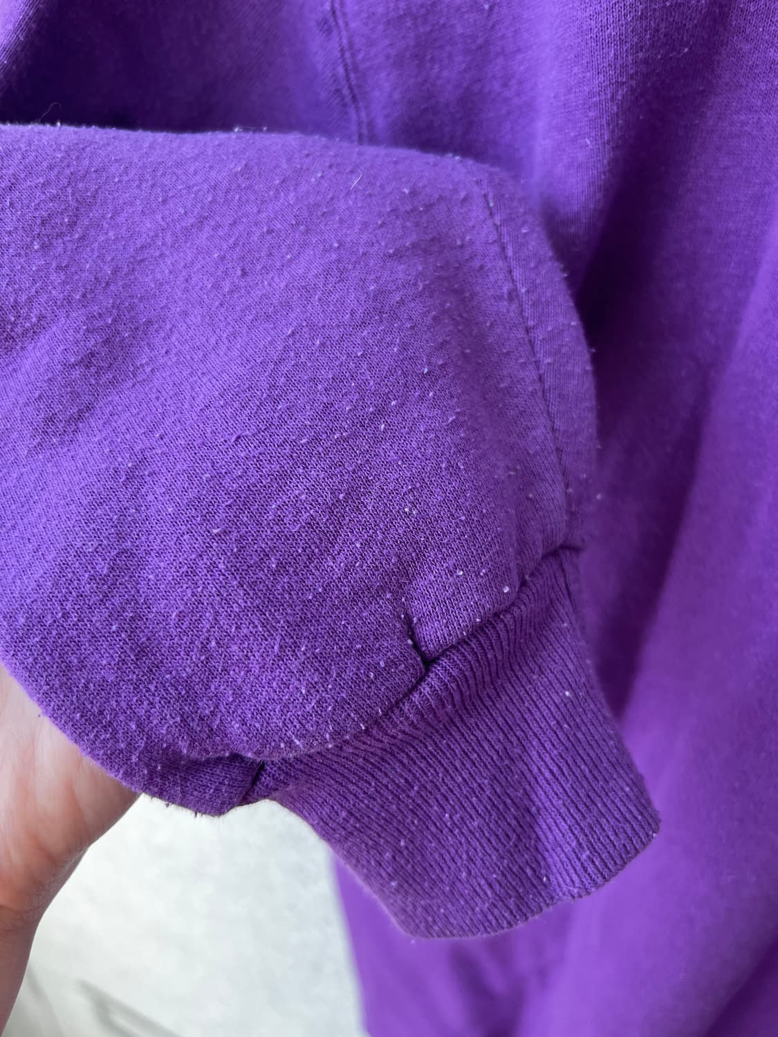 90's 러셀 애슬레틱 빈티지 블링크 스웻셔츠 L 퍼플 보라색 상품이미지5