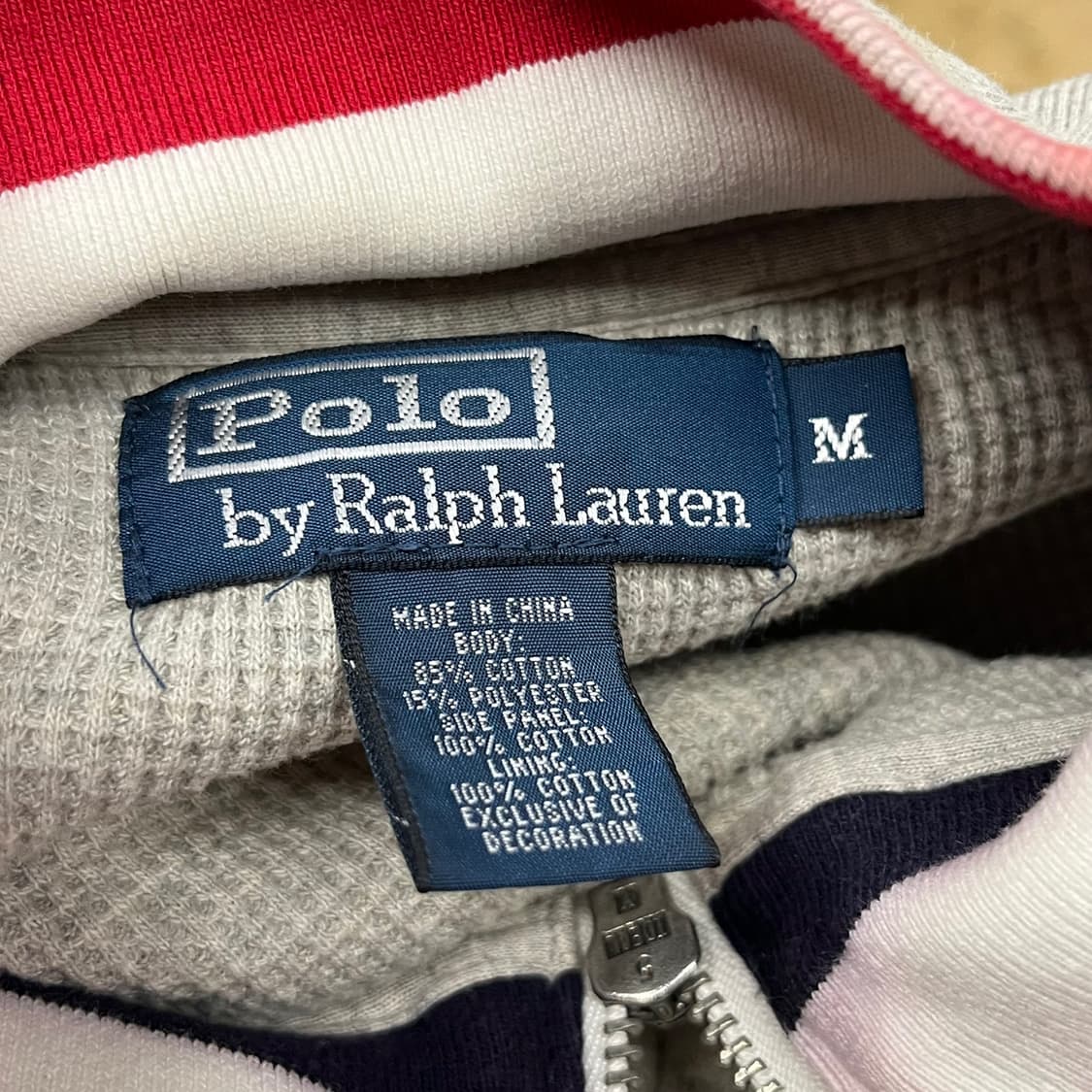 폴로 랄프로렌 그레이 트랙탑 코튼 면 집업  상품이미지5