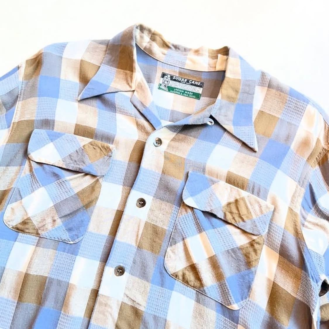 90년대 슈가케인 체크 셔츠 상품이미지6