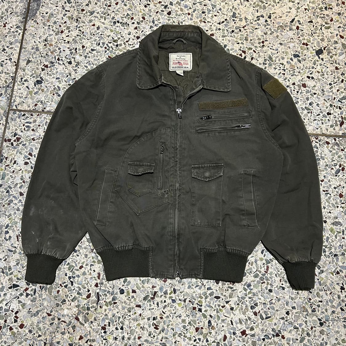 OLD CROW 빈티지 유틸리티 봄바자켓 상품이미지1