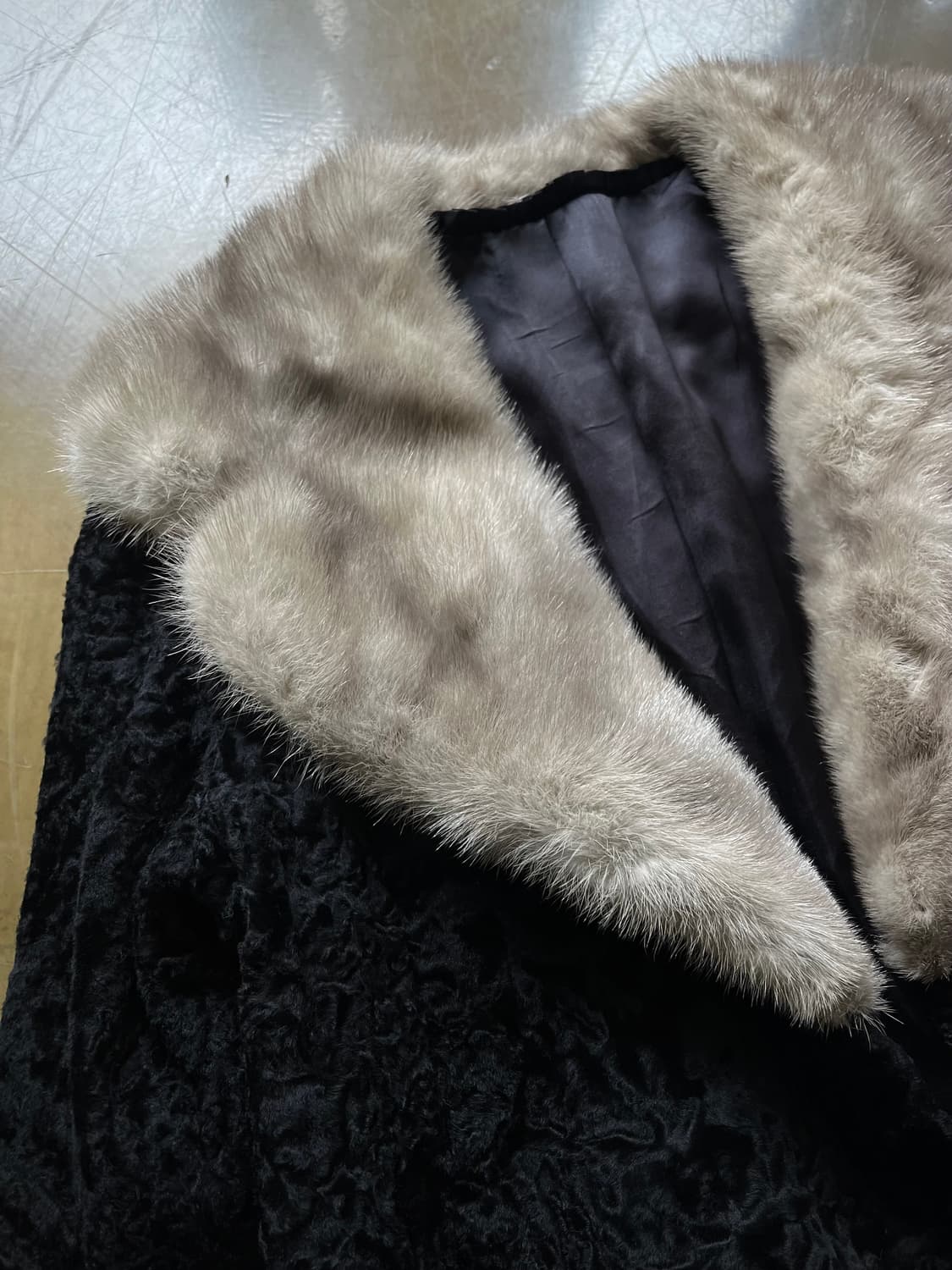 JPN Vintage Real Mink & Astrakhan Fur JK 상품이미지4