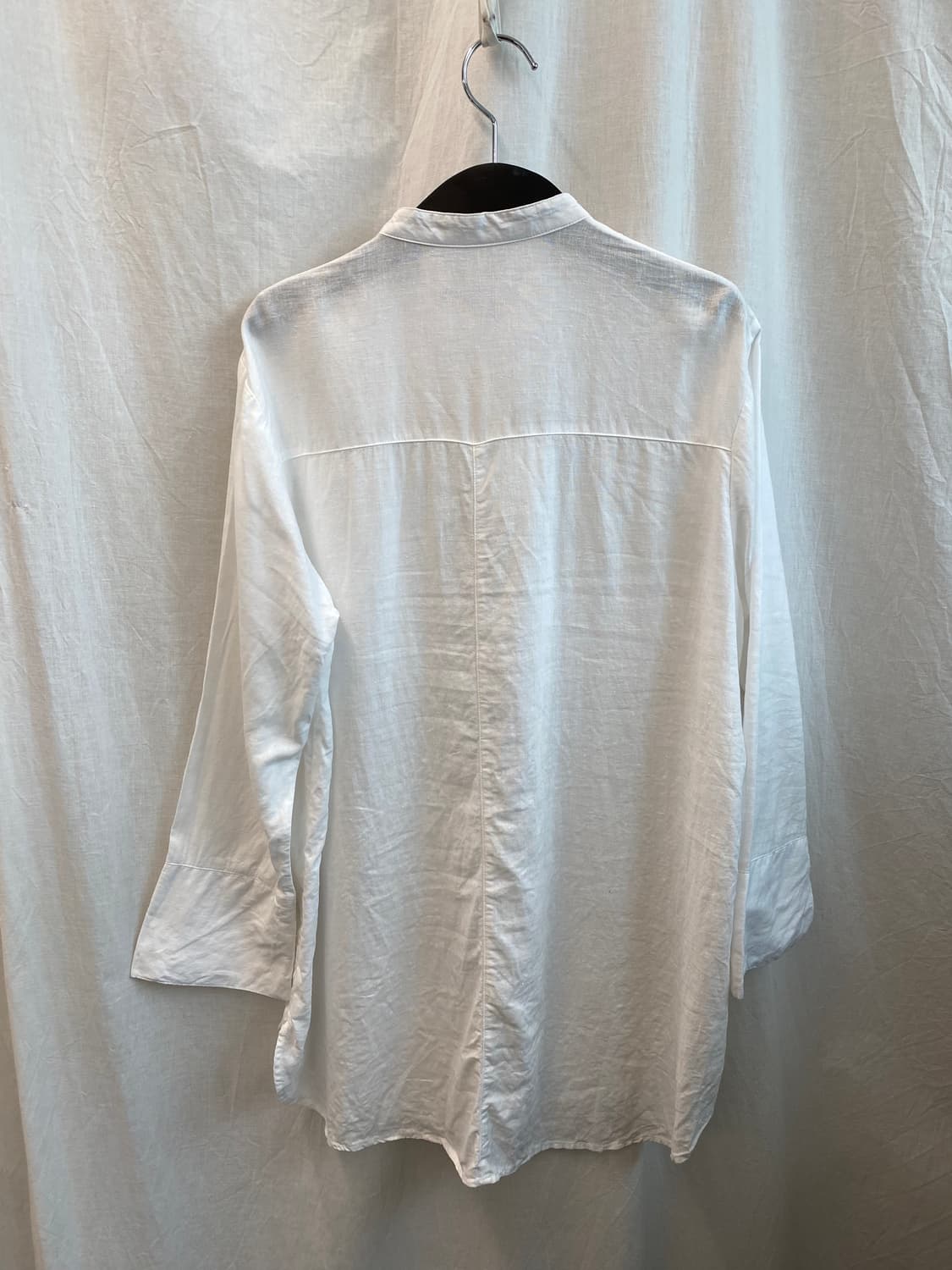 GU 린넨혼방 7부 셔츠(M) 상품이미지7