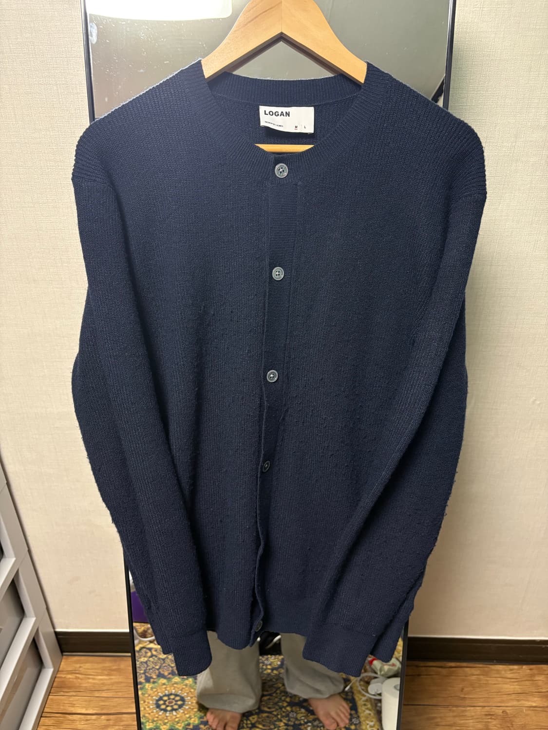 Logan 가디건 네이비 M 상품이미지1