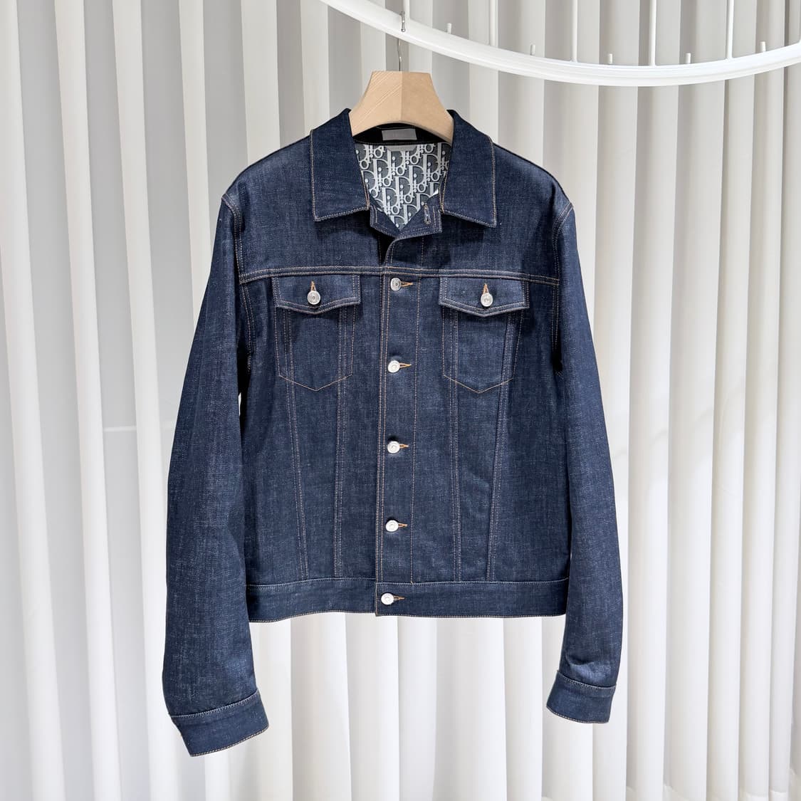 (S+/52) / 디올 오블리크 데님 청자켓 상품이미지3