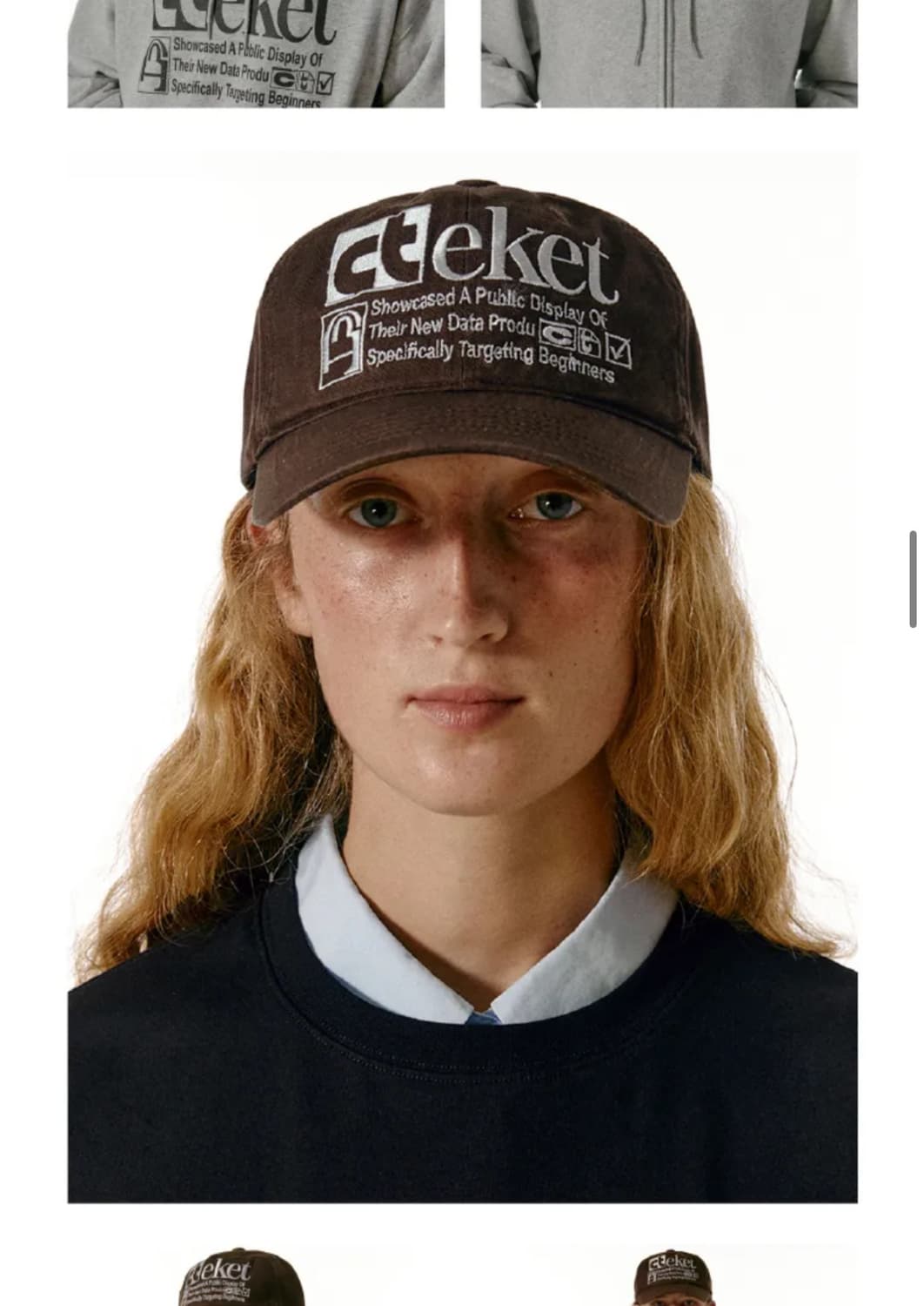 teket 테켓 plan cap 브라운 상품이미지1