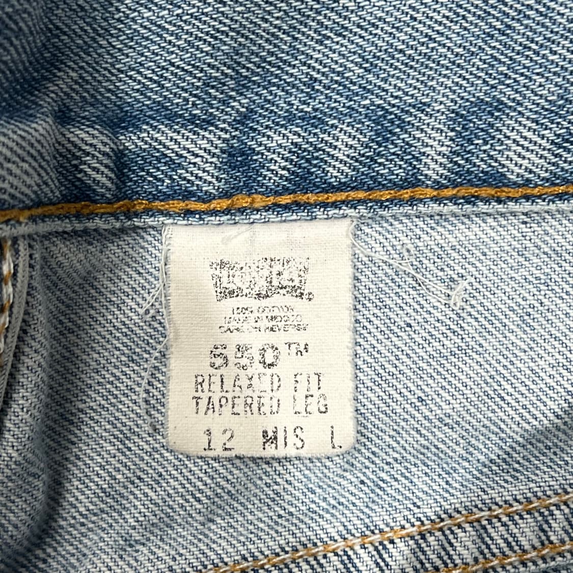 리바이스 550 데님팬츠 s10089 상품이미지8