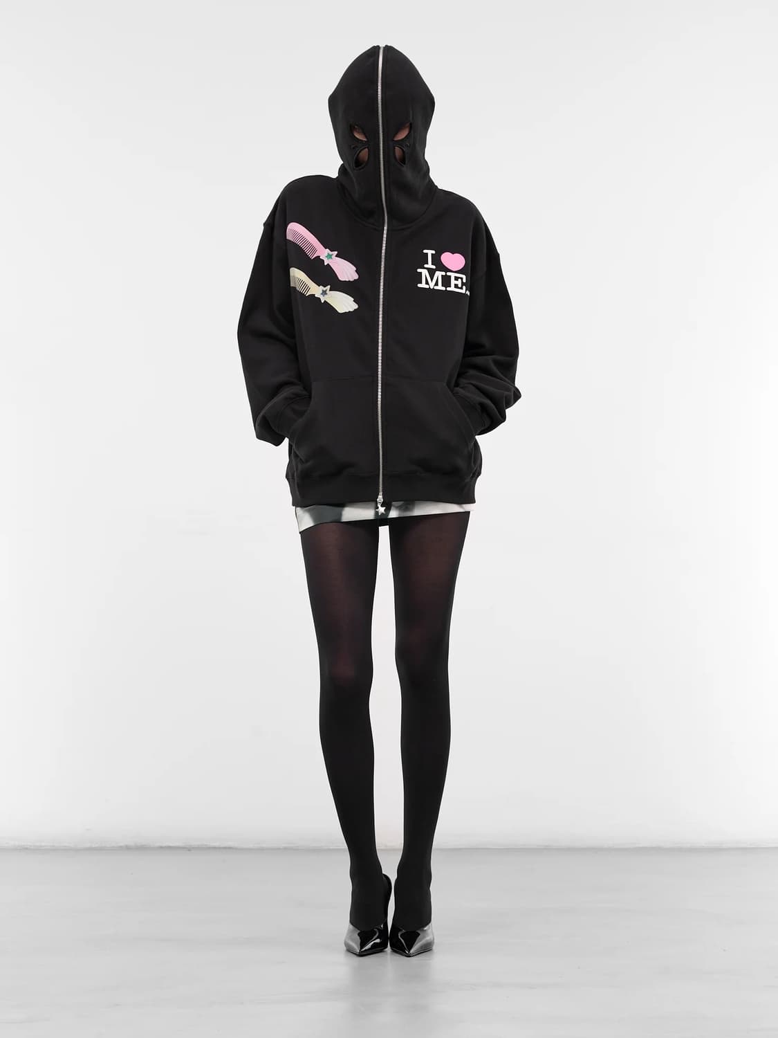 [S,M,L]애슐리 윌리엄스 25fw MALTESE 버터플라이 후드집업 상품이미지5