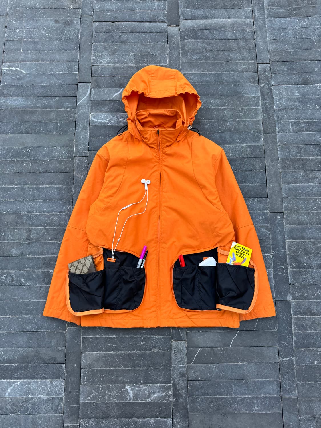 00s 나이키 오렌지 테크니컬 자켓 상품이미지1