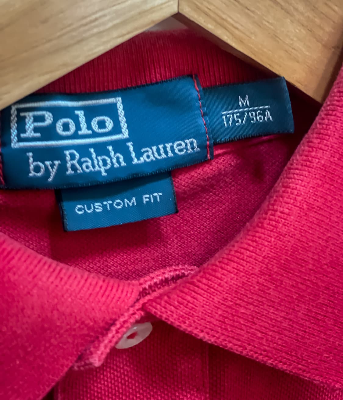 폴로 레드 반팔 카라티 상품이미지4