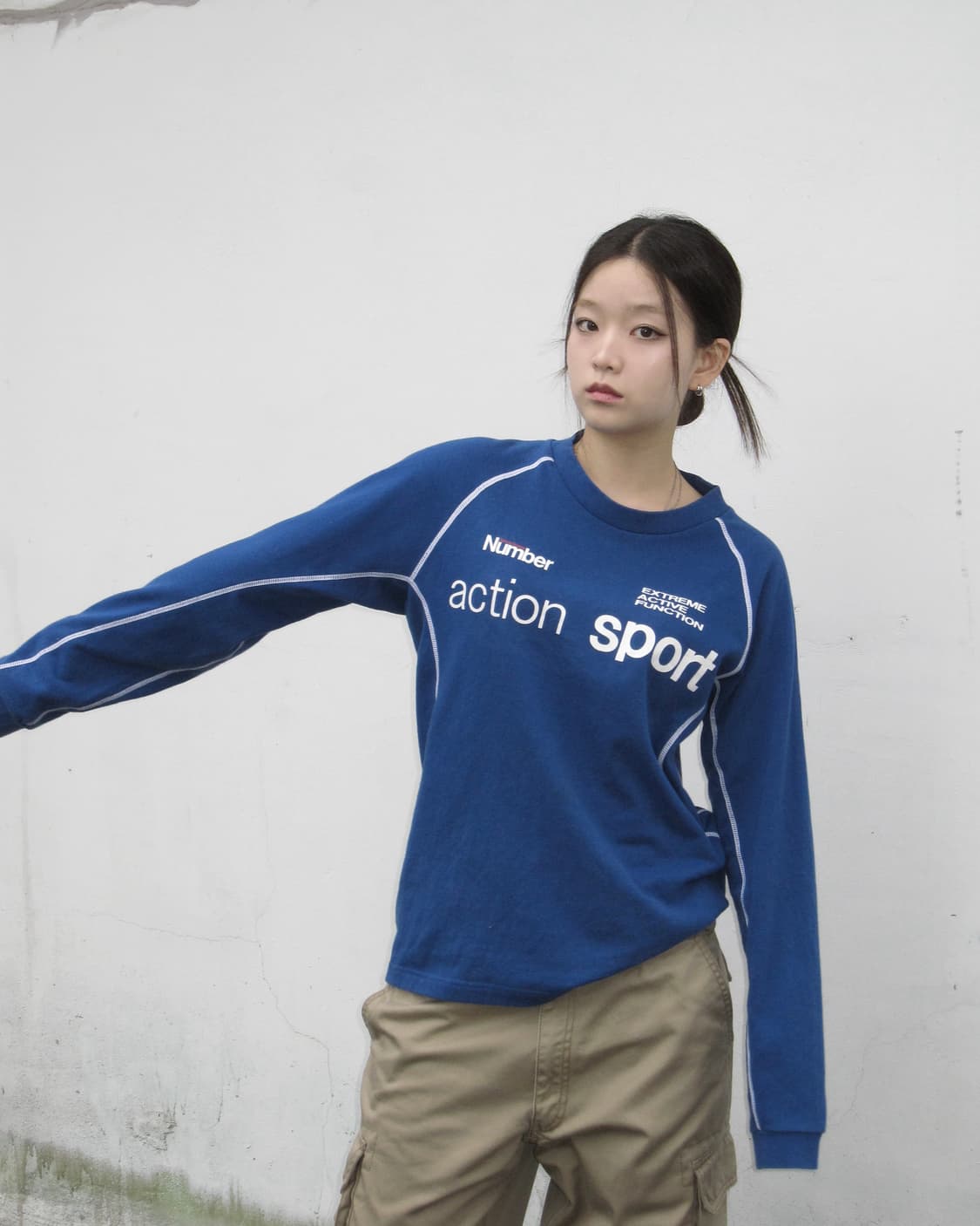 Action Sport 블루 티셔츠  상품이미지3