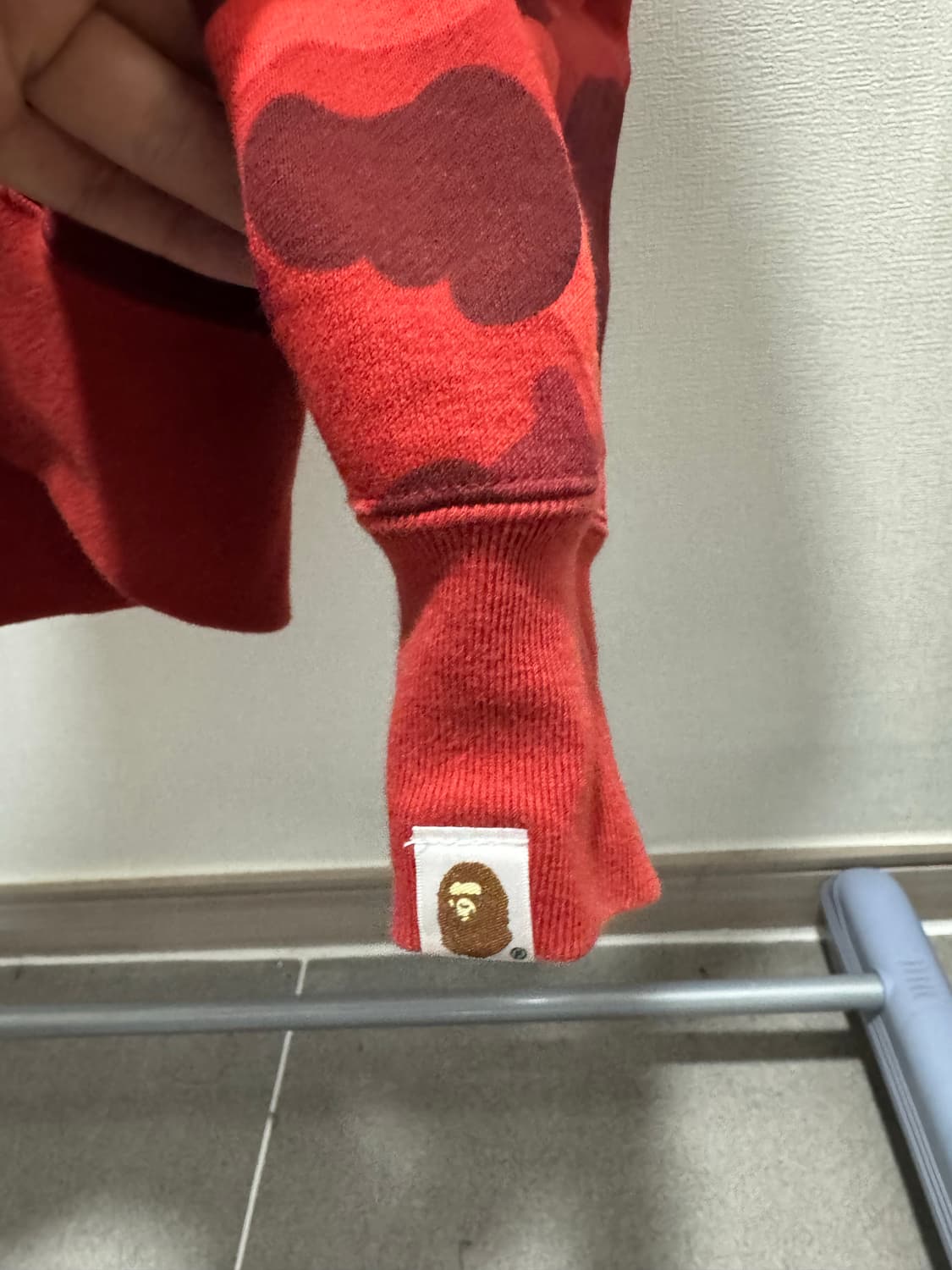 베이프 샤크 후드 집업 적계 xl 상품이미지4